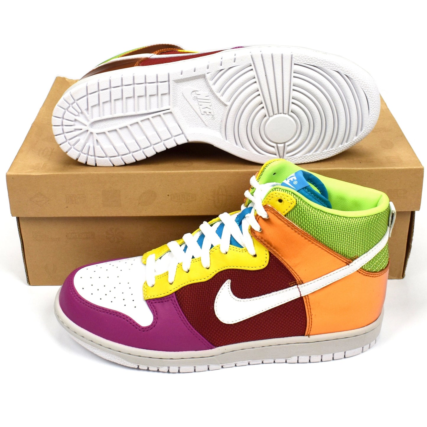 nike dunk high rainbow