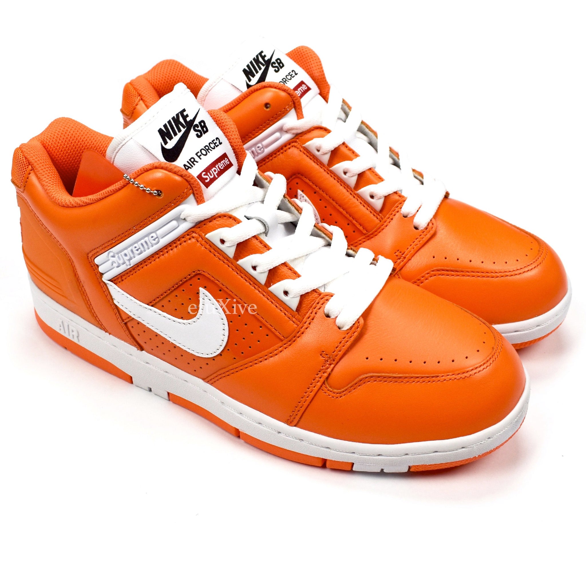 Supreme x Nike - SB Air Force 2 Orange 