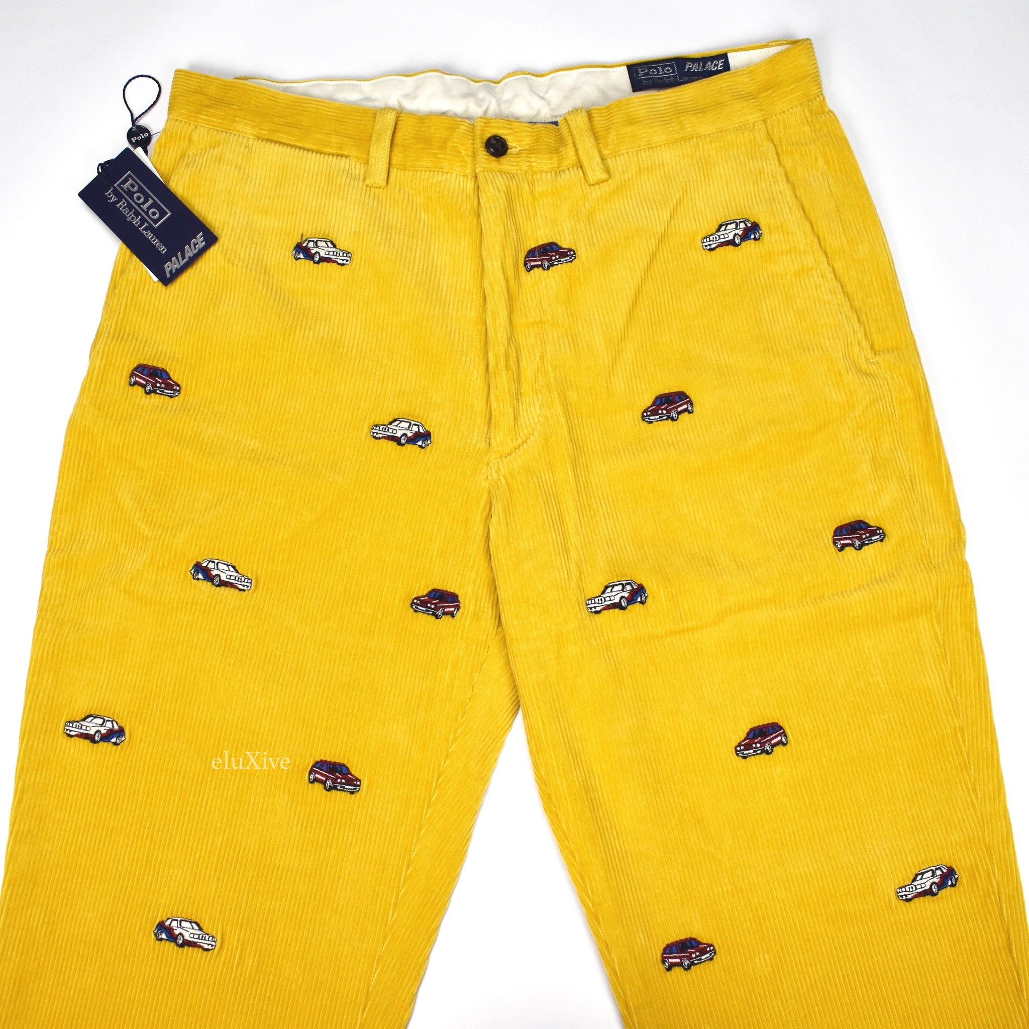 ralph lauren yellow pants