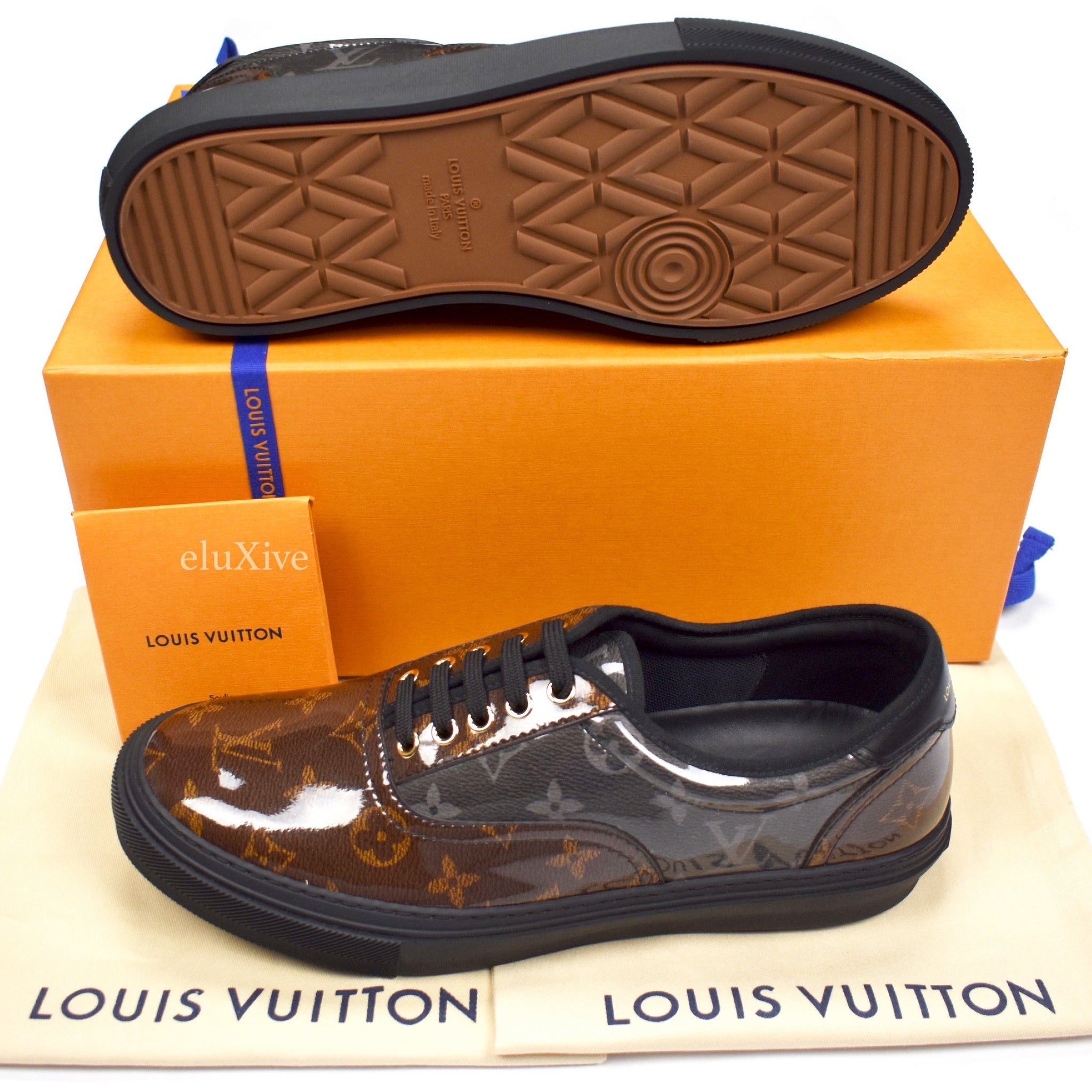 Louis Vuitton - Monogram Glaze Trocadero Sneakers – eluXive