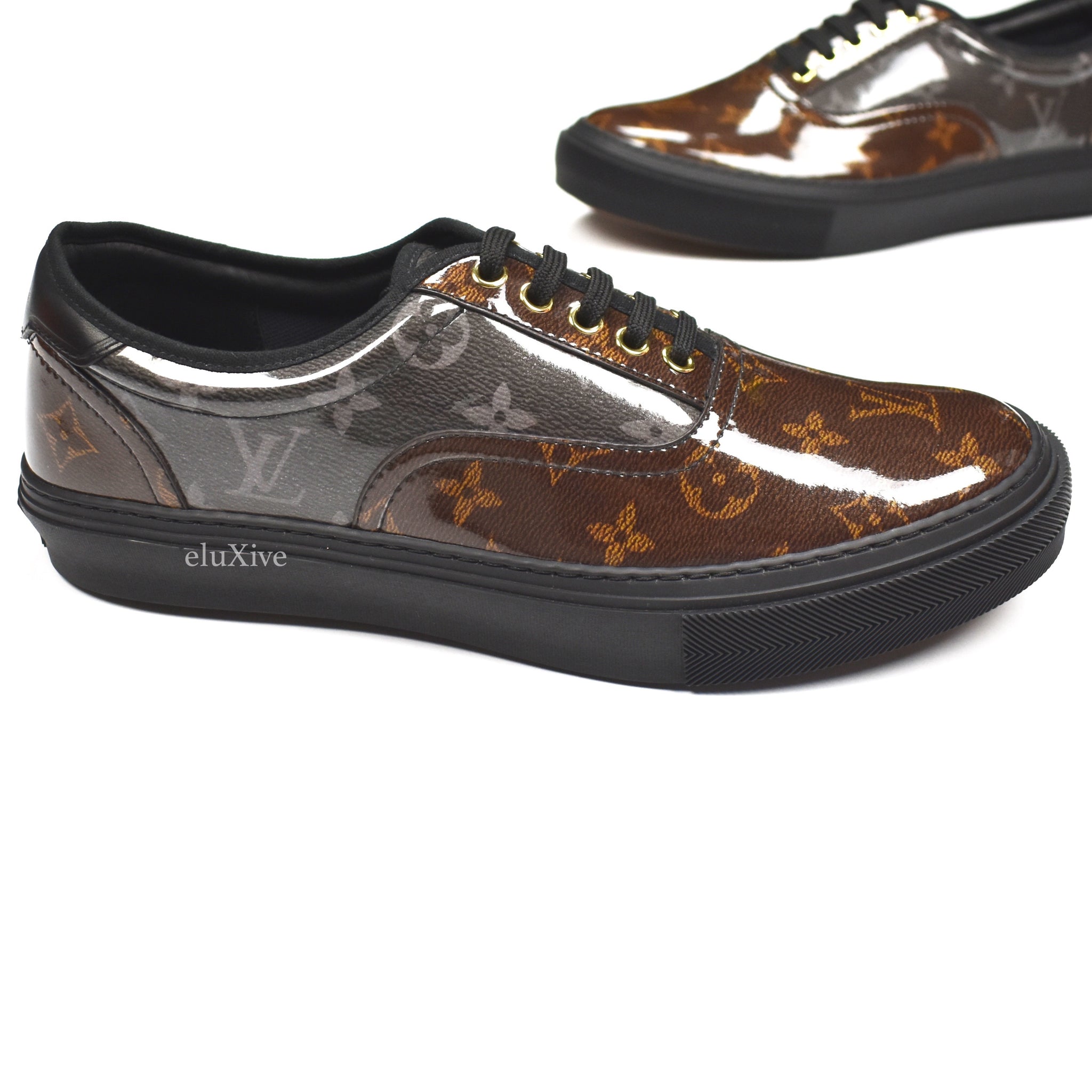 Louis Vuitton - Monogram Glaze Trocadero Sneakers – eluXive