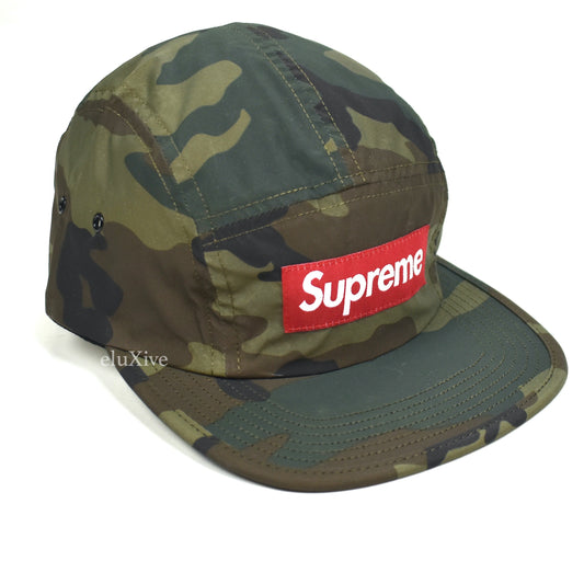 supreme reflective camo camp cap olive