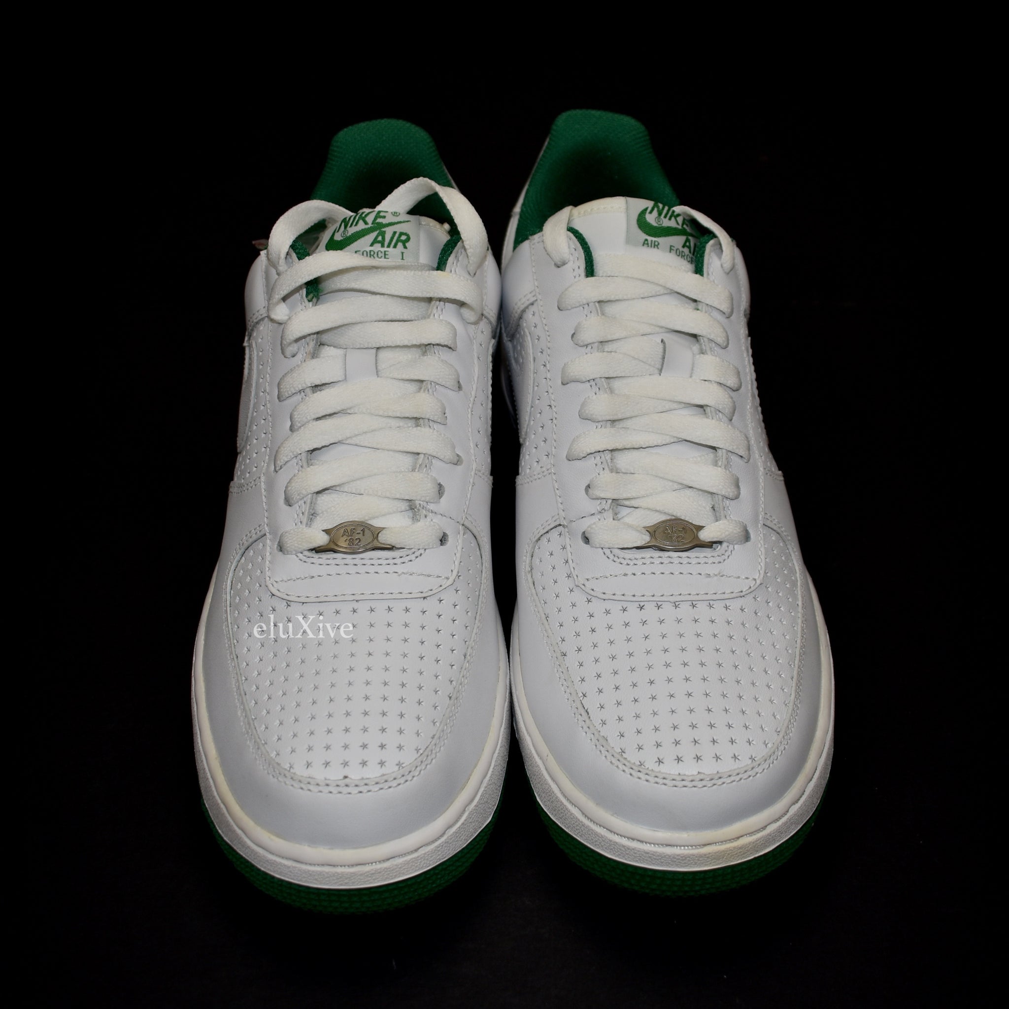 nike air force 1 white pine green