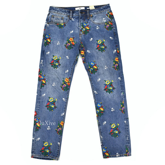 Stussy - Floral Jacquard Velvet Big 'Ol Jeans – eluXive