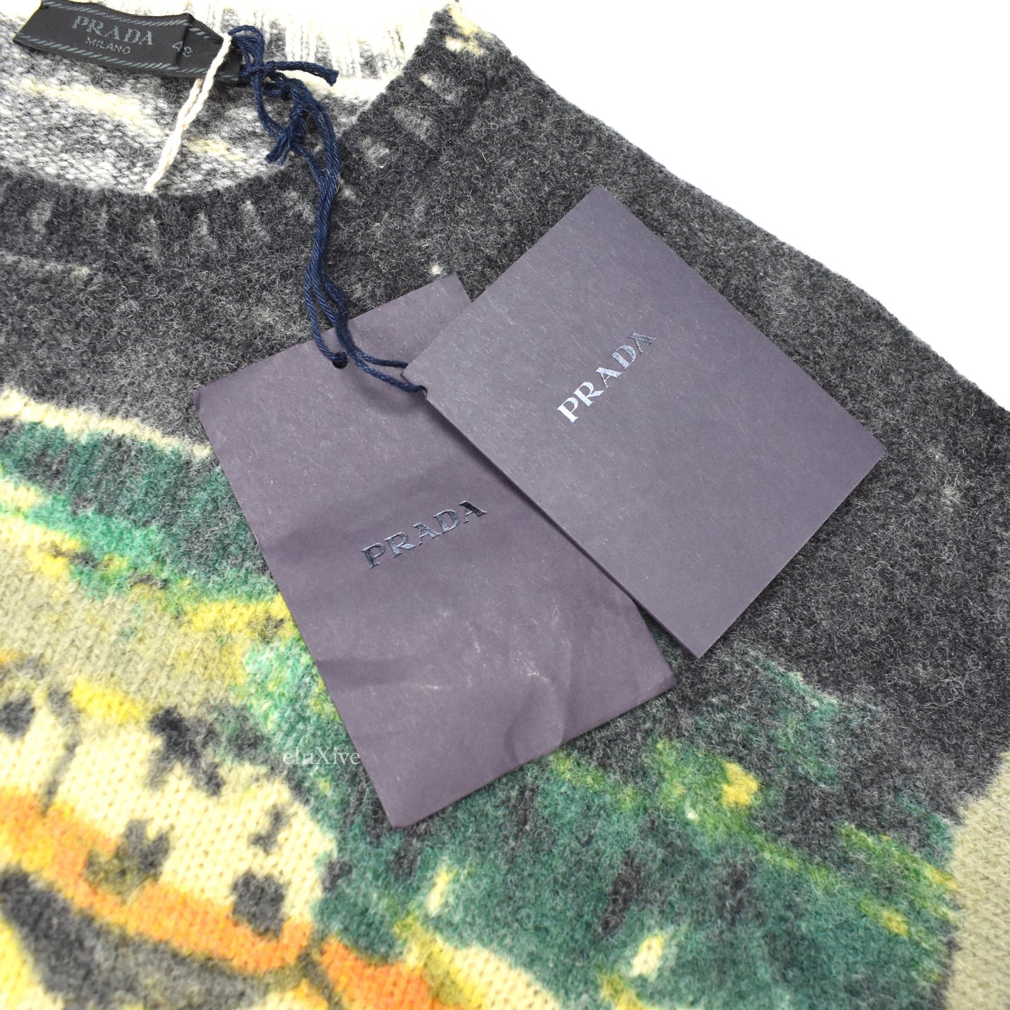Prada - Village Print Wool Sweater – eluXive