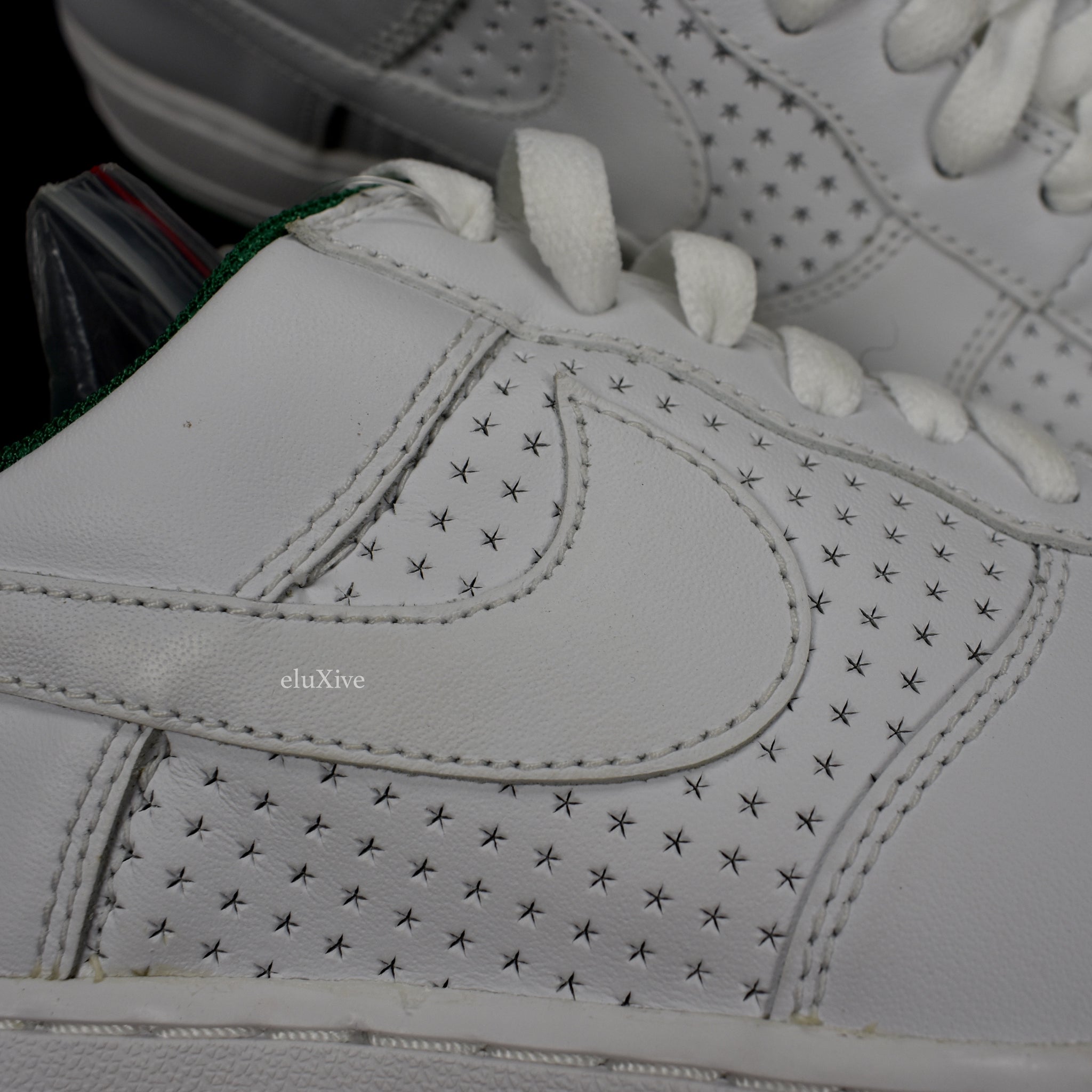 nike air force 1 white pine green