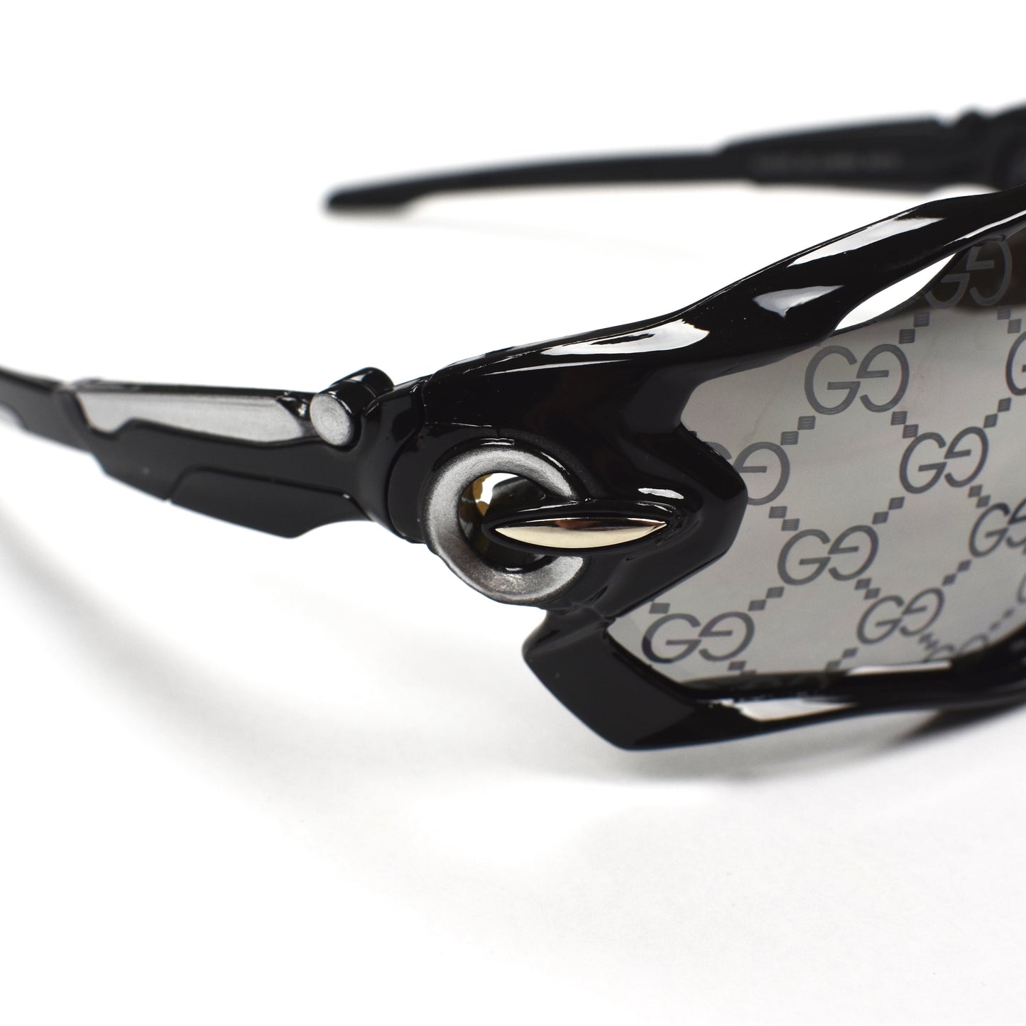 Imran Potato - 'Gucci' Print Lens Griffey Sunglasses