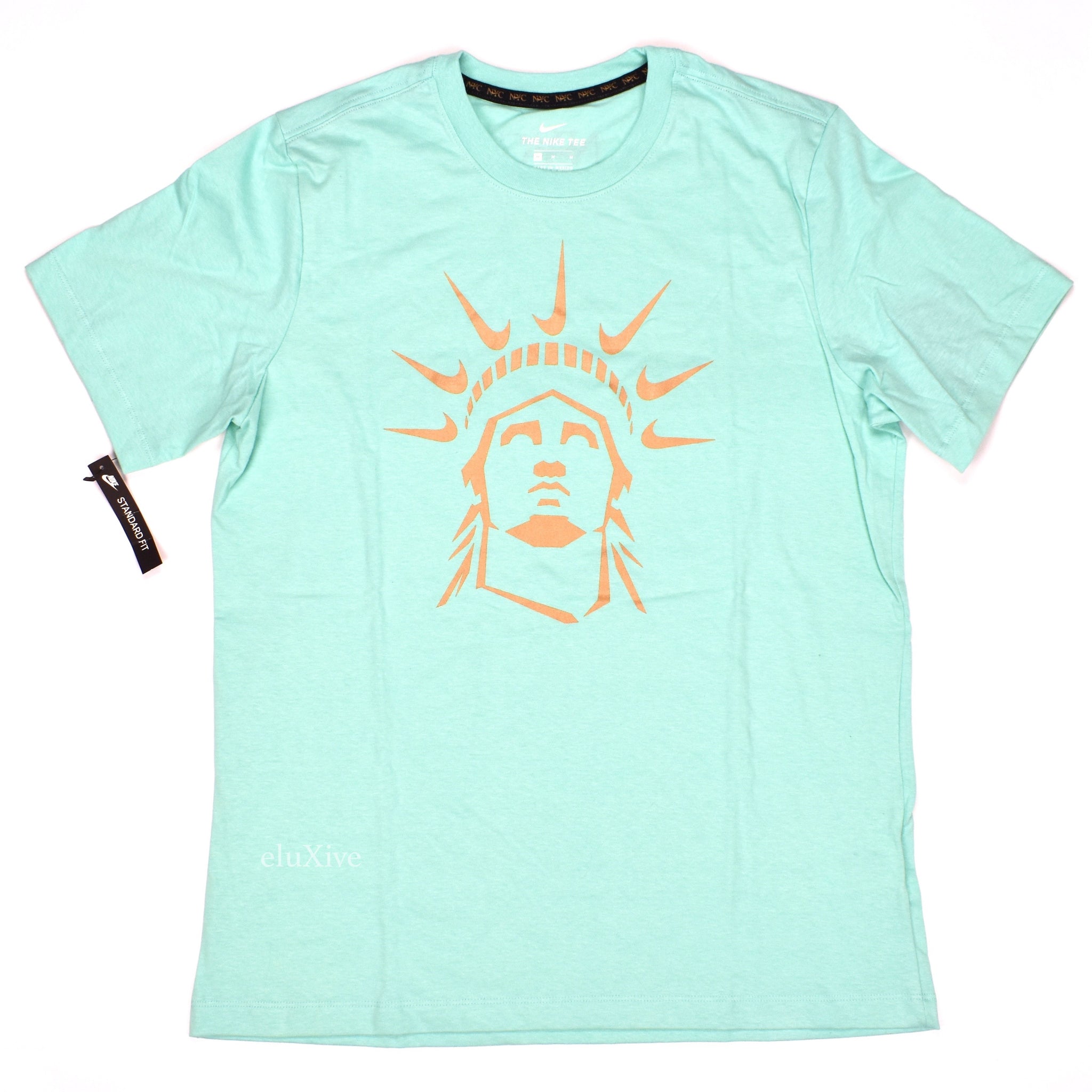 nike air t shirt statue of liberty