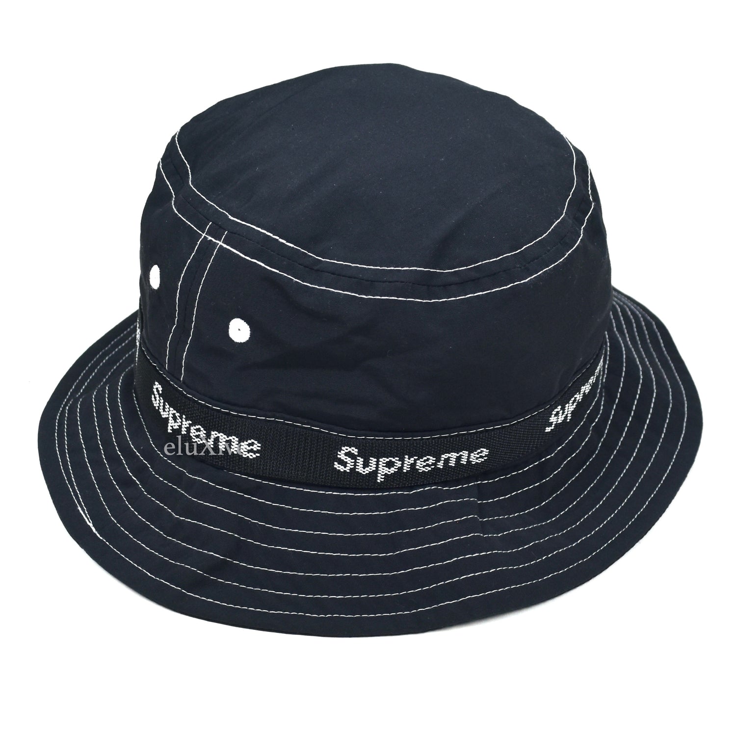 直営店に限定 webbing supreme crusher 黒 s/m バケットハット ハット