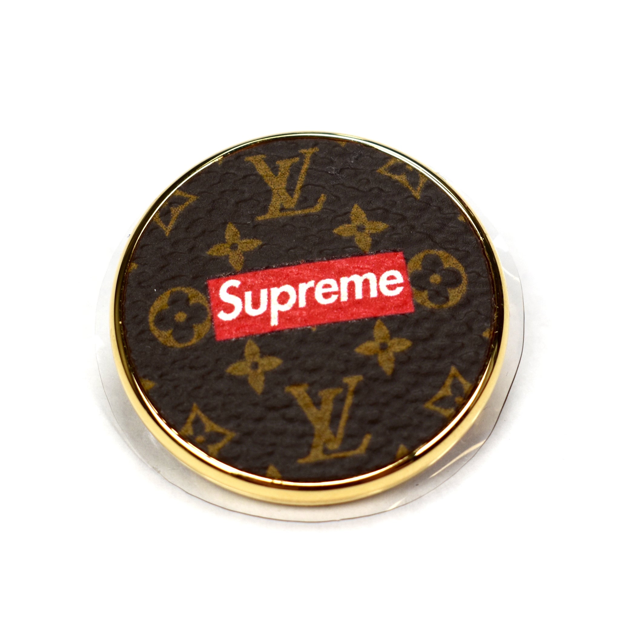 Gold Supreme X Louis Vuitton Logo | CINEMAS 93