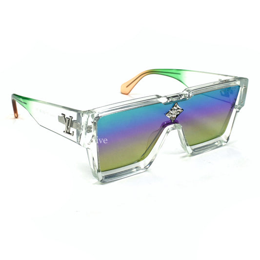 Louis Vuitton Cyclone Sunglasses 2023 Ss, Clear, W