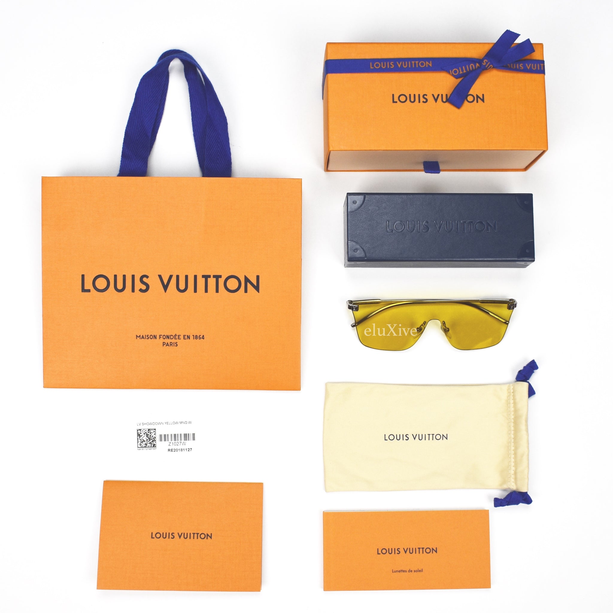 Louis Vuitton - Monogram Reflective &#39;Showdown&#39; Sunglasses – eluXive