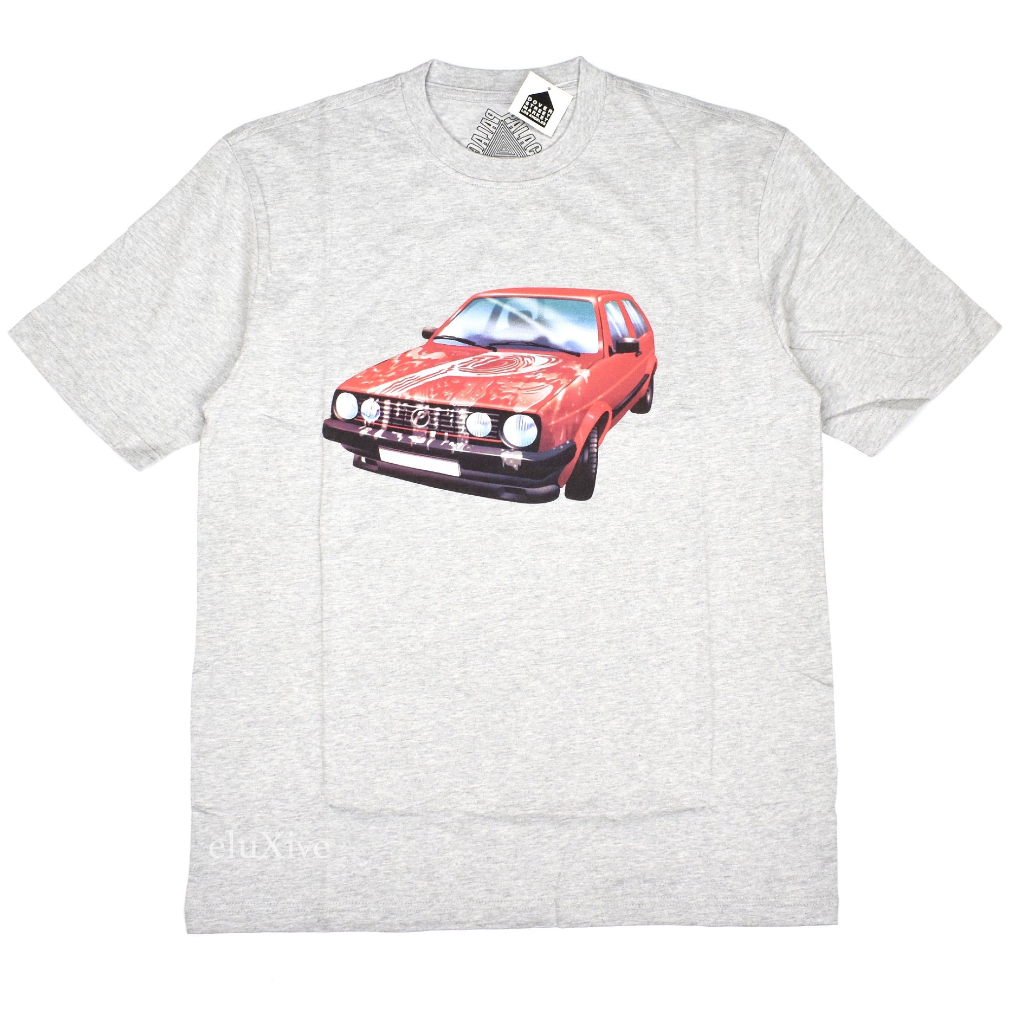 Palace - GT Aiight Car Logo T-Shirt (Gray) – eluXive