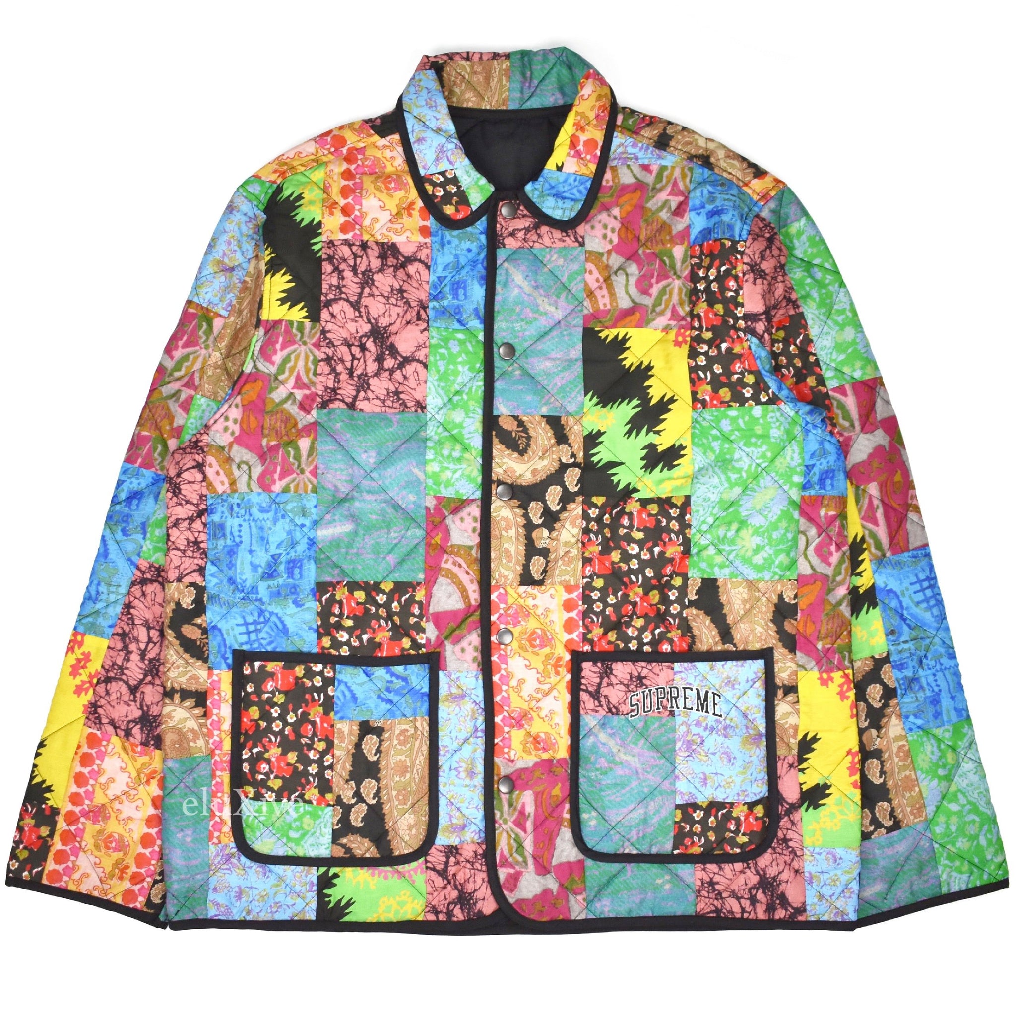 Supreme - Reversible Patchwork Quilted Jacket – eluXive