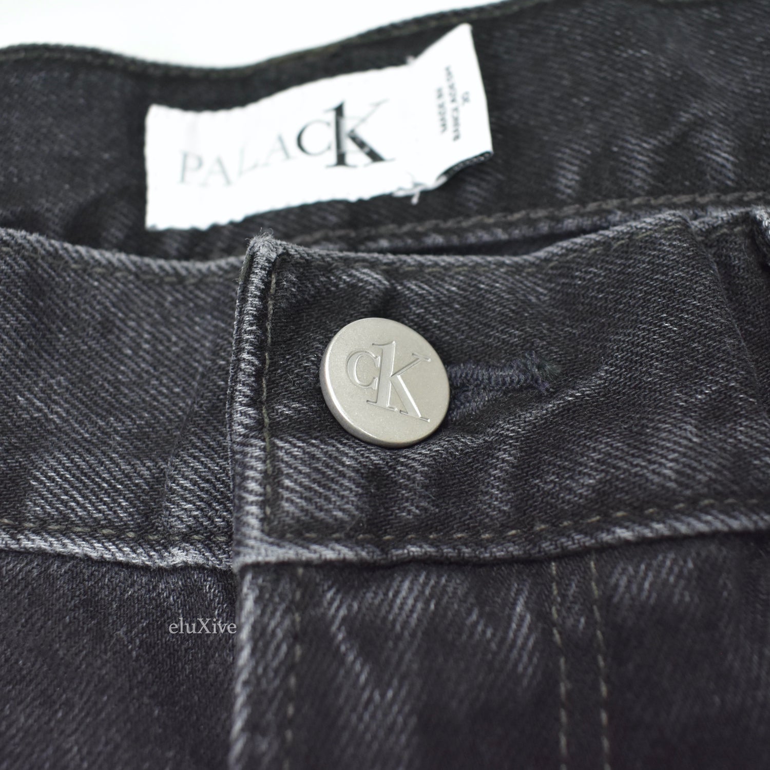 Palace x Calvin Klein - CK1 Baggy Denim Shorts (Black) – eluXive