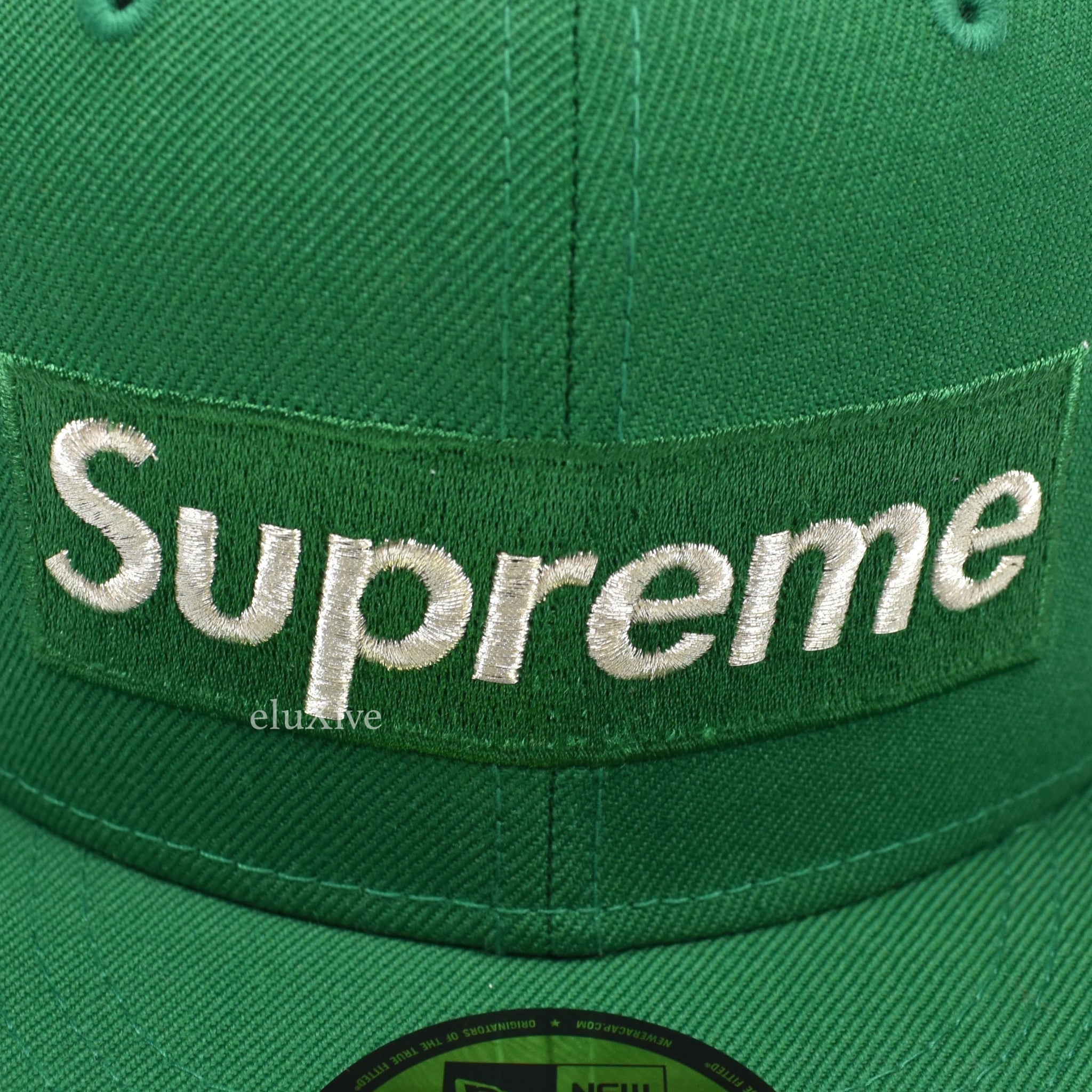 Supreme x New Era - Metallic Box Logo Hat (Green) – eluXive