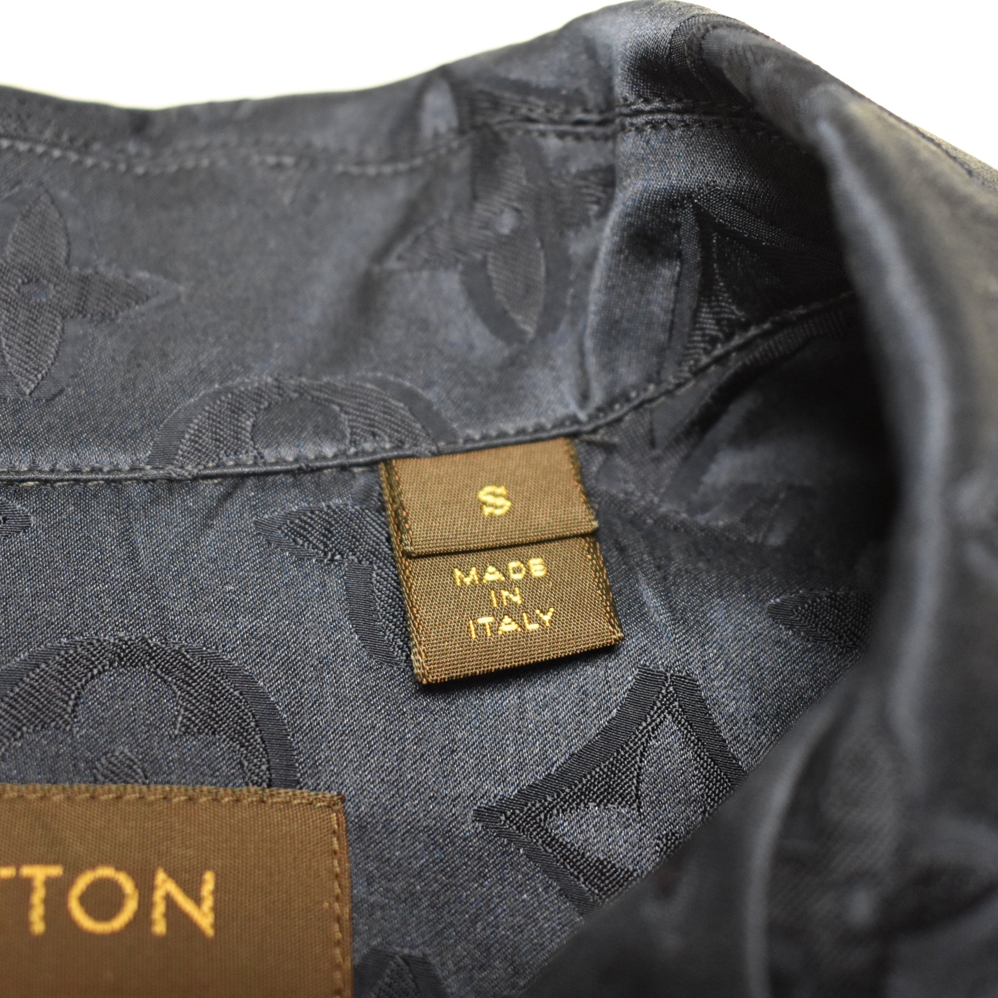 Louis Vuitton x Supreme - Navy Silk LV Monogram Box Logo