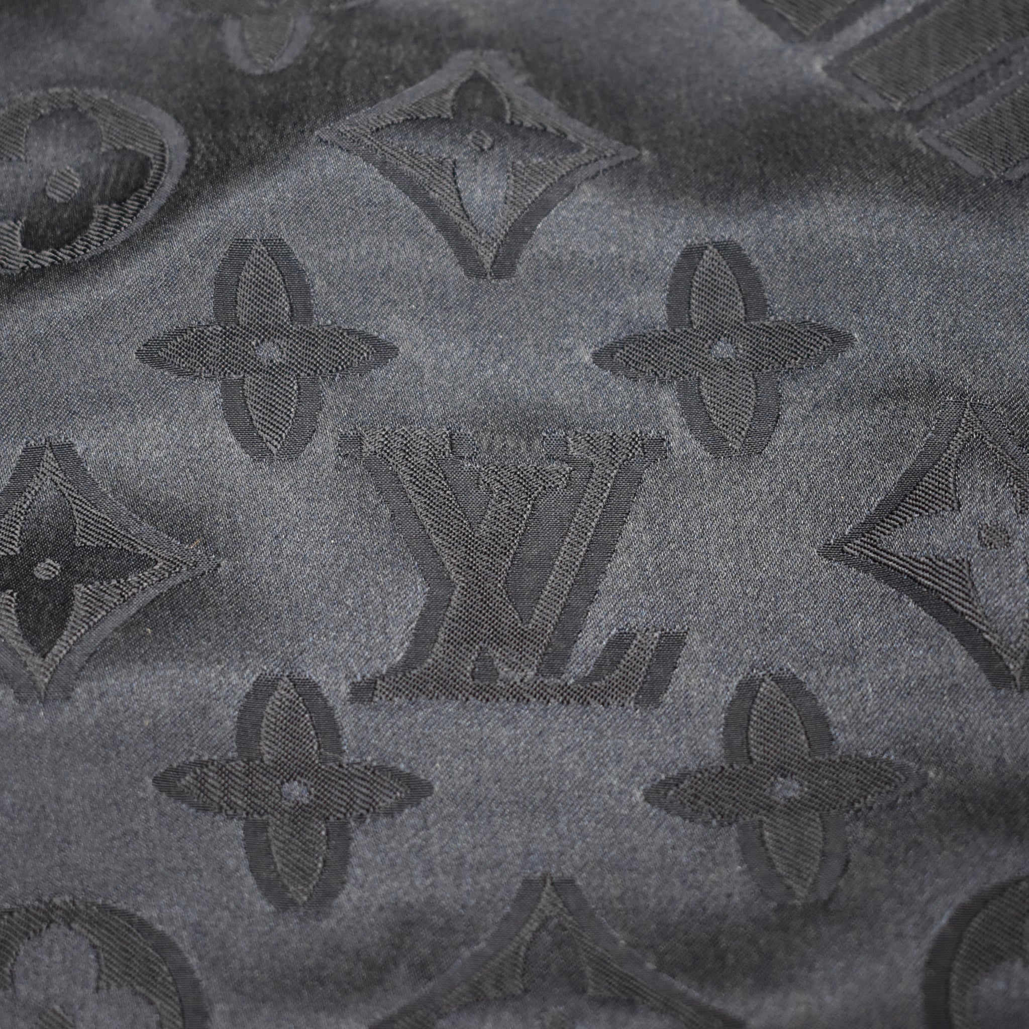 Louis Vuitton // Navy Monogram Silk Pyjama Set – VSP Consignment