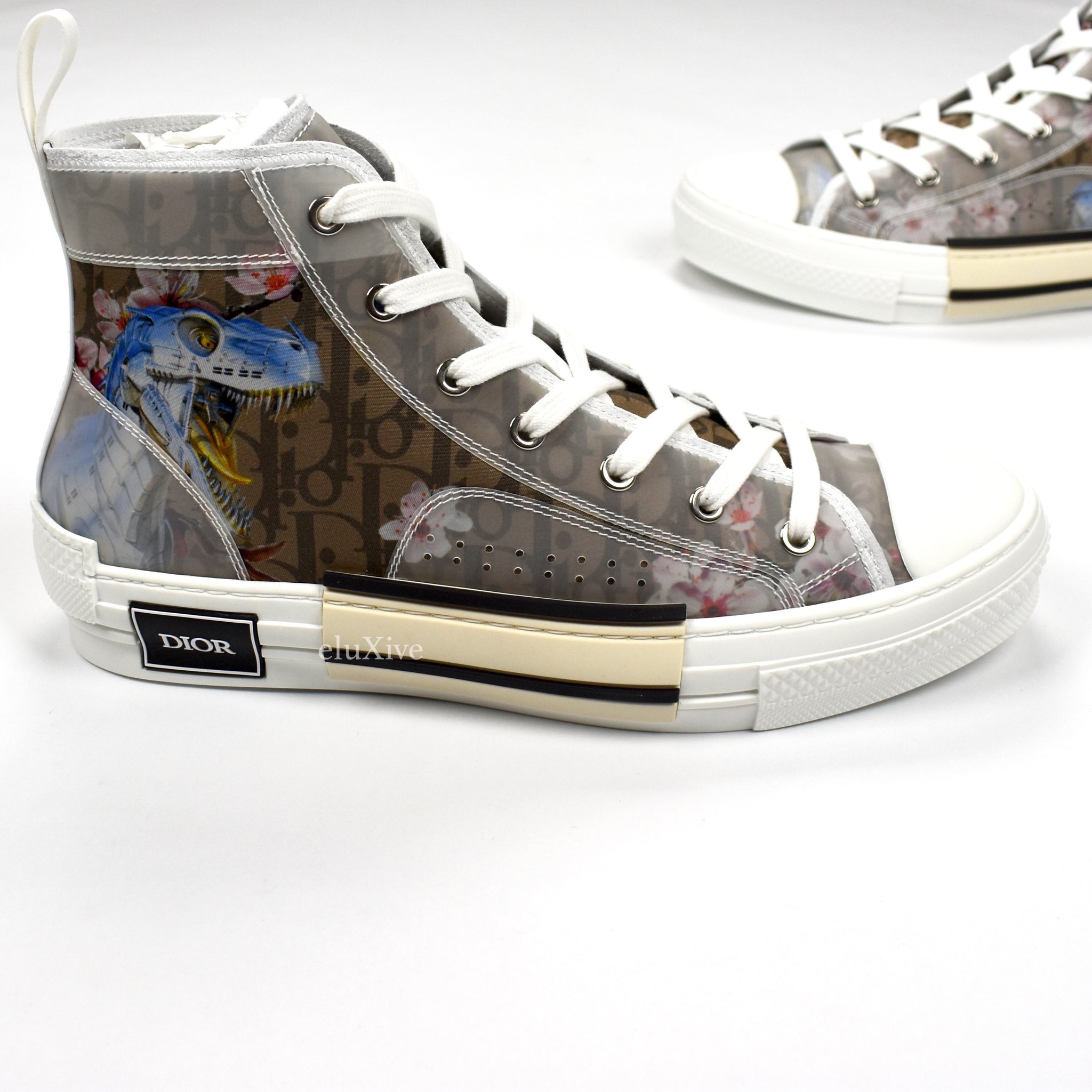 dior sneakers dinosaur