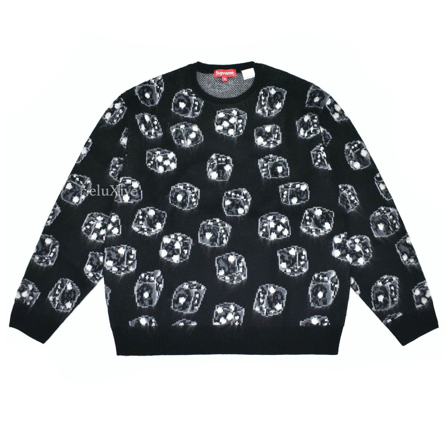 Supreme Dice Sweater Black S