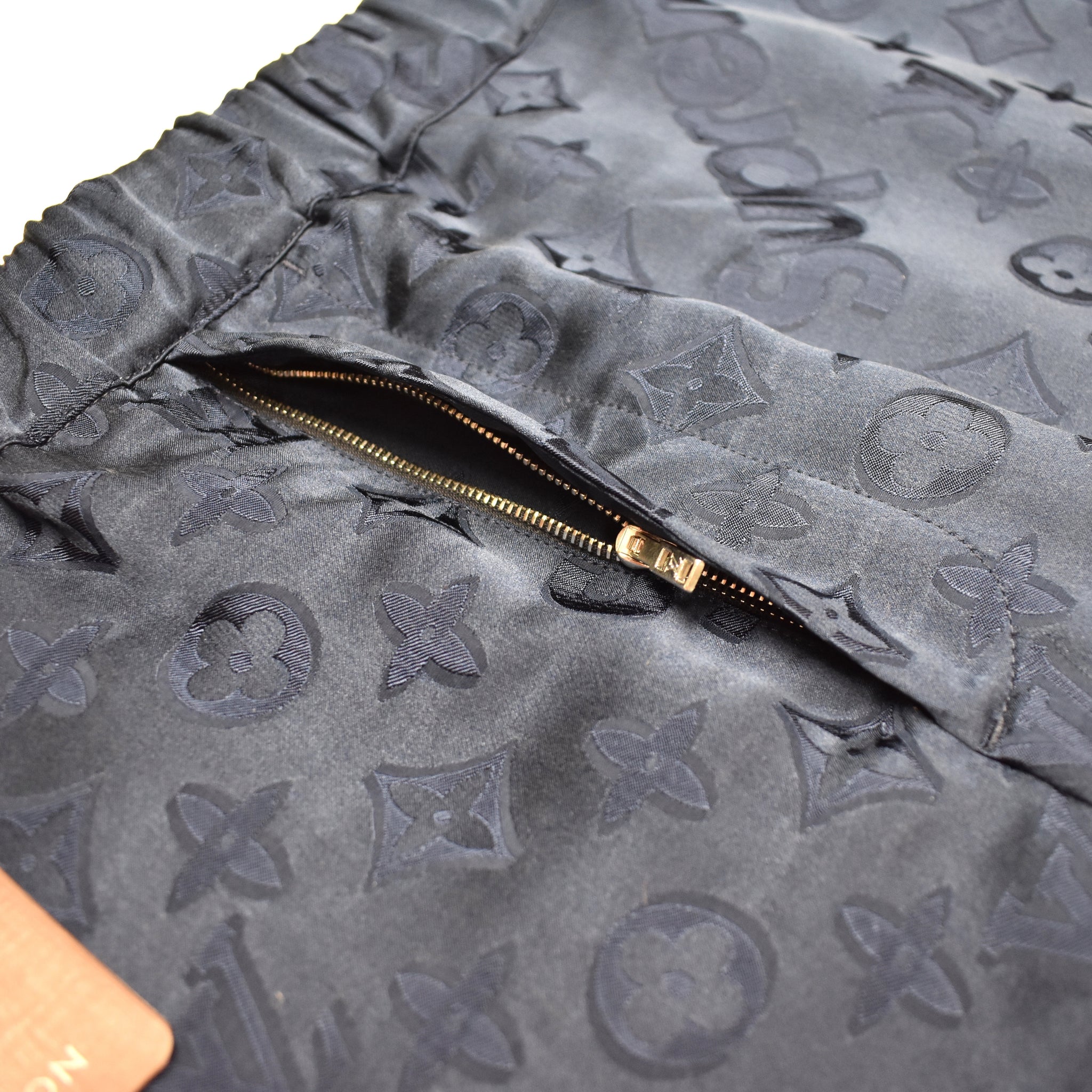 Supreme x Louis Vuitton Navy Blue Monogram Parka