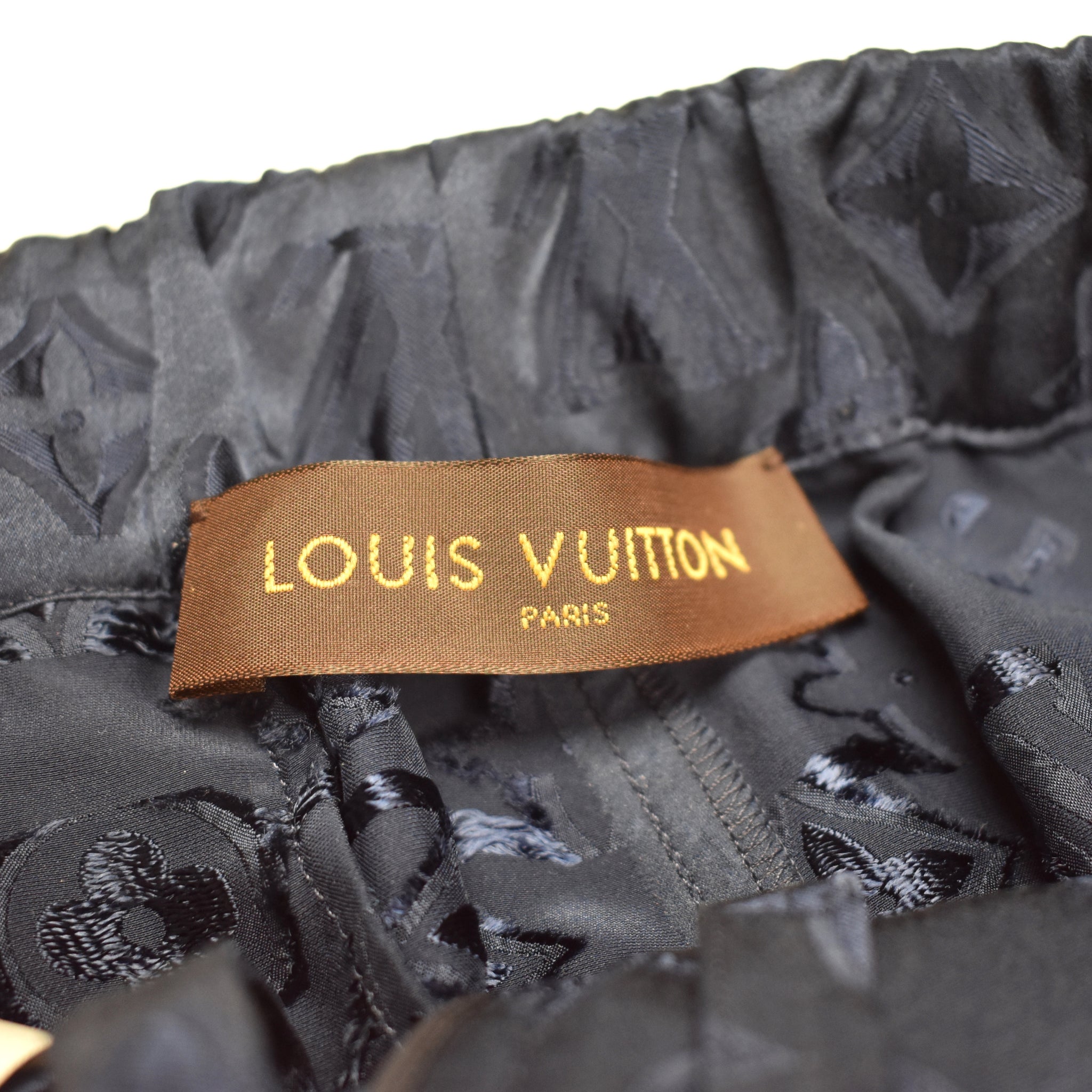 Supreme X Louis Vuitton Navy Blue Monogram Parka