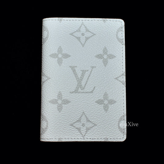 Louis Vuitton NBA White Antarctica Monogram Patch Logo Pocket Organizer  Wallet