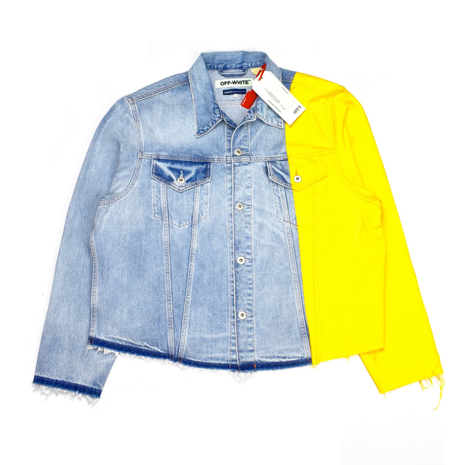 Off-White c/o Virgil Abloh x Levi's Made & Crafted - Men's Trucker Jacket –  eluXive