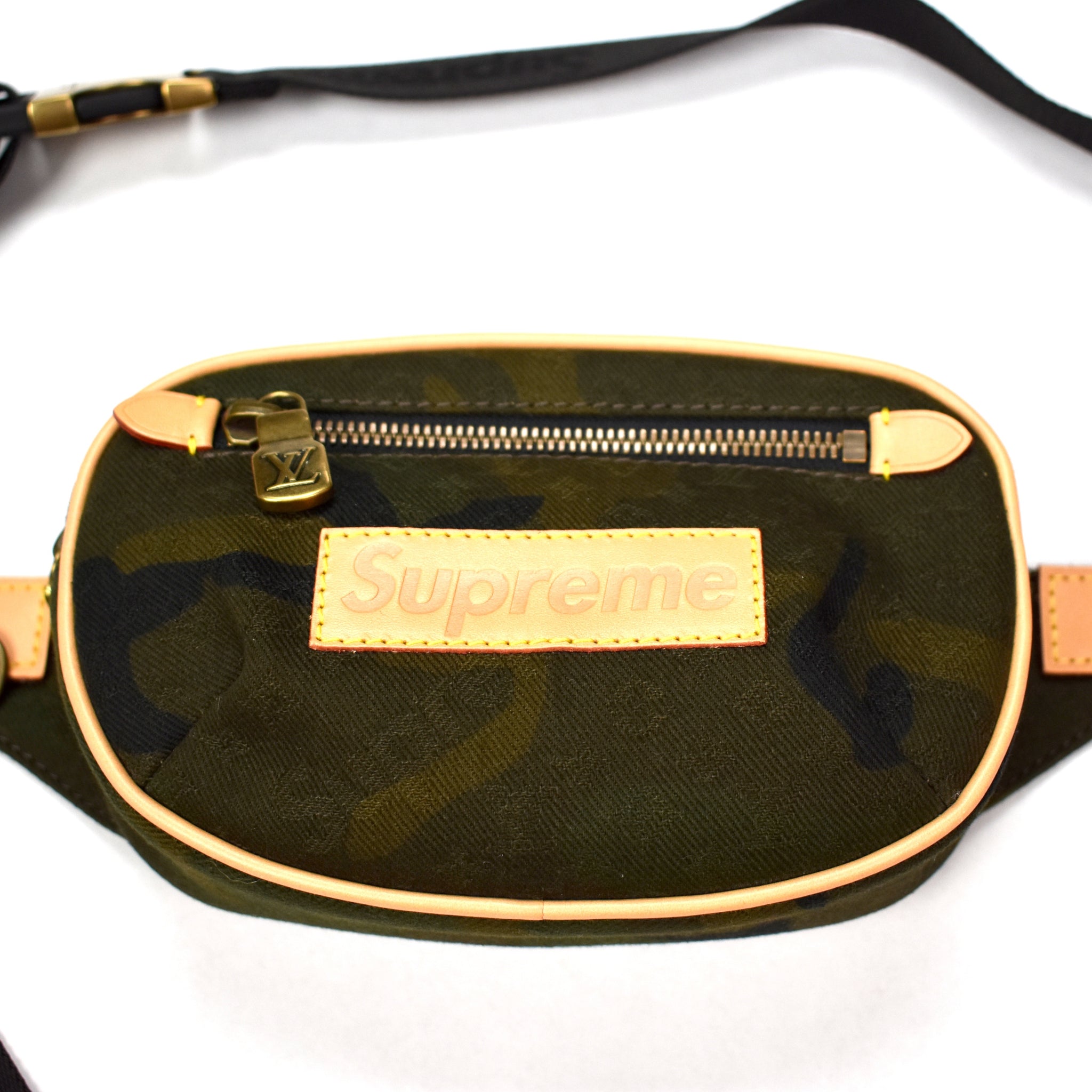 supreme louis vuitton fanny pack black