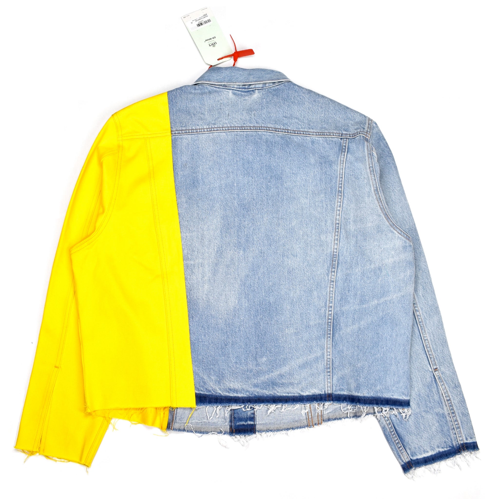 off white levis denim jacket