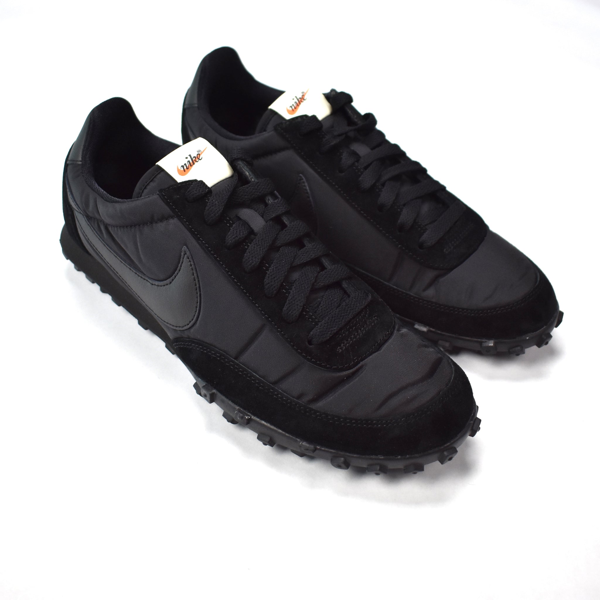 nike waffle racer comme des garcons black