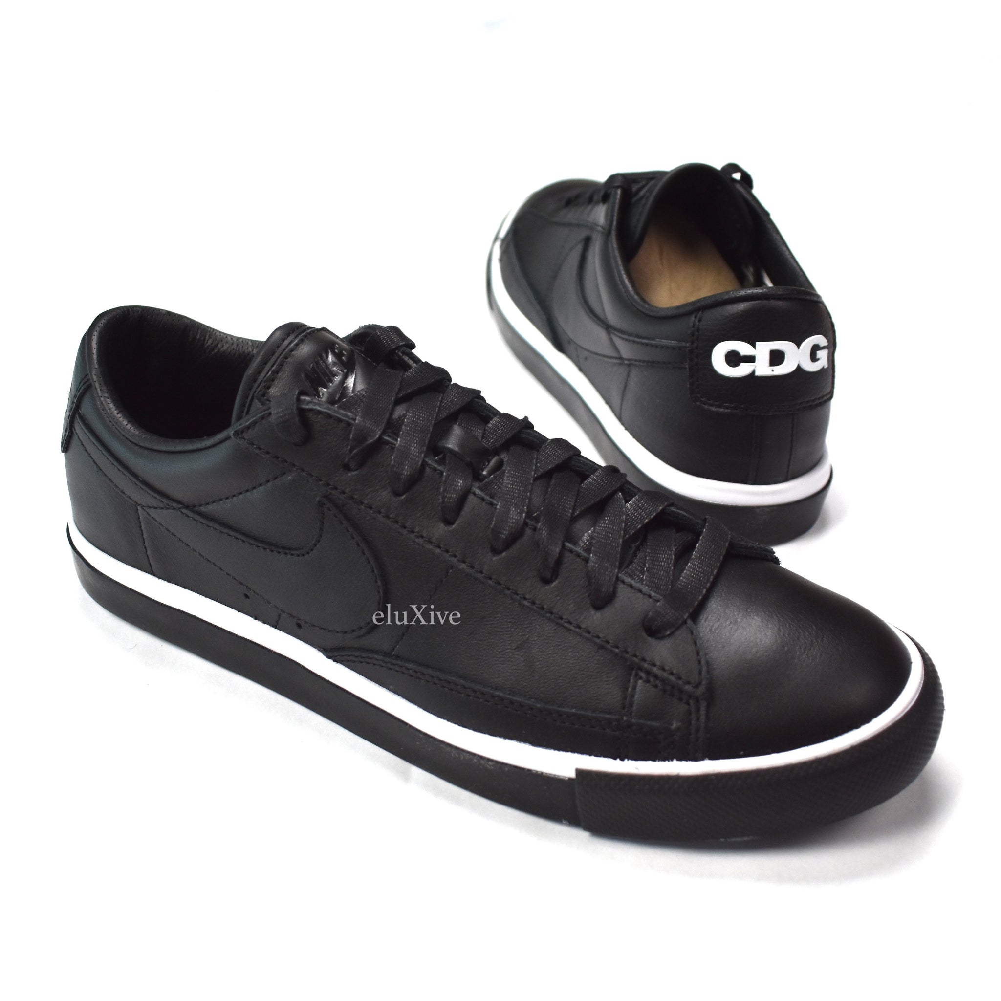 cdg nike black