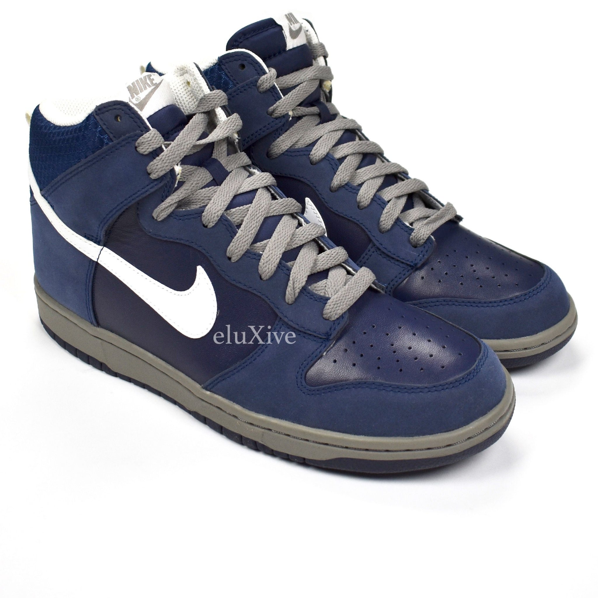 nike dunk high midnight navy