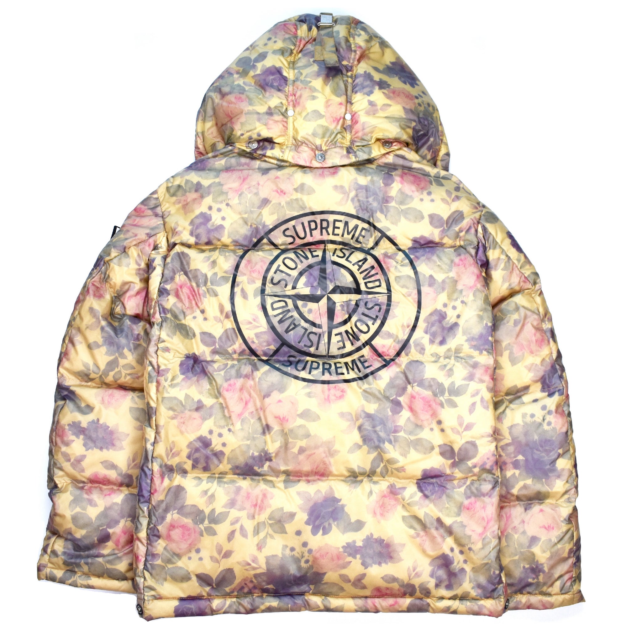 supreme x stone island puffer