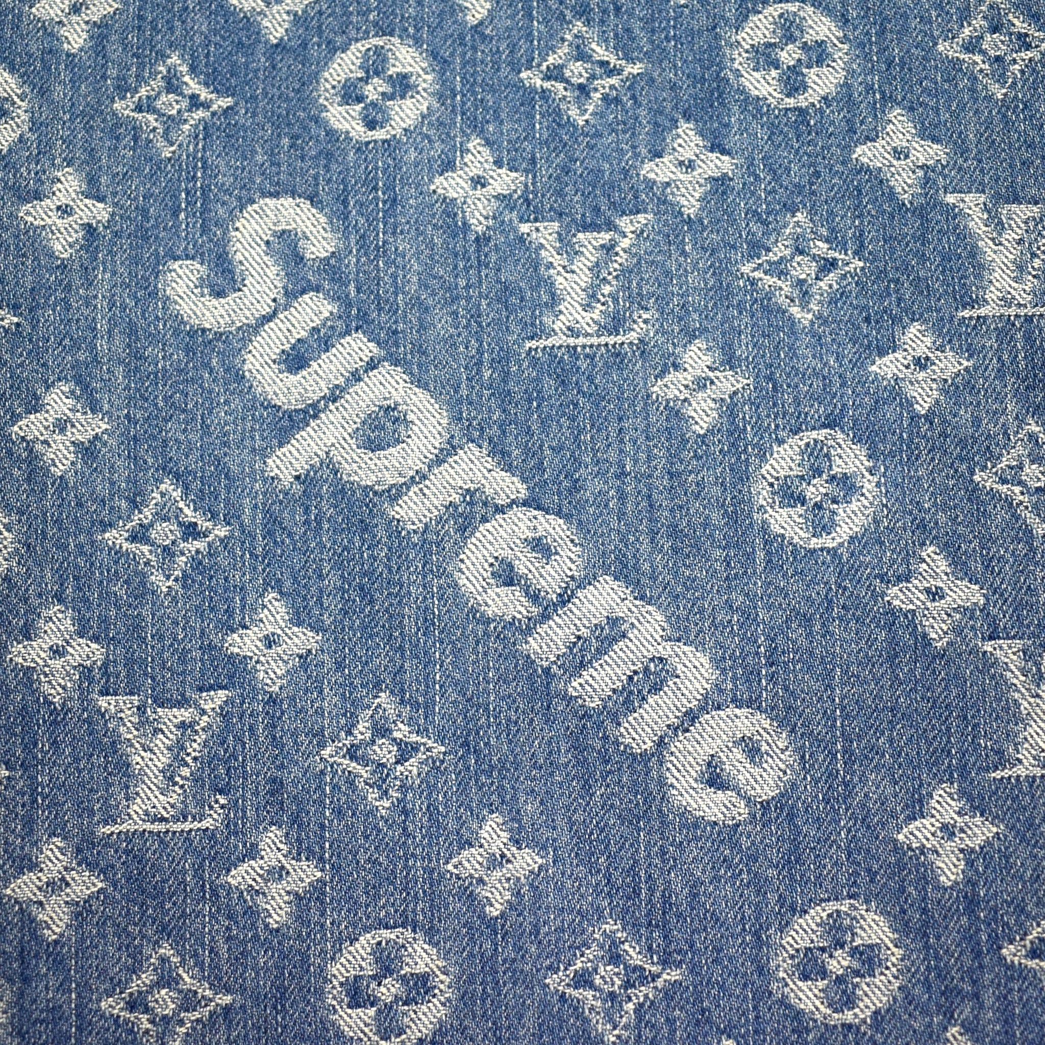 Supreme X Louis Vuitton Blue Wallpapers on WallpaperDog