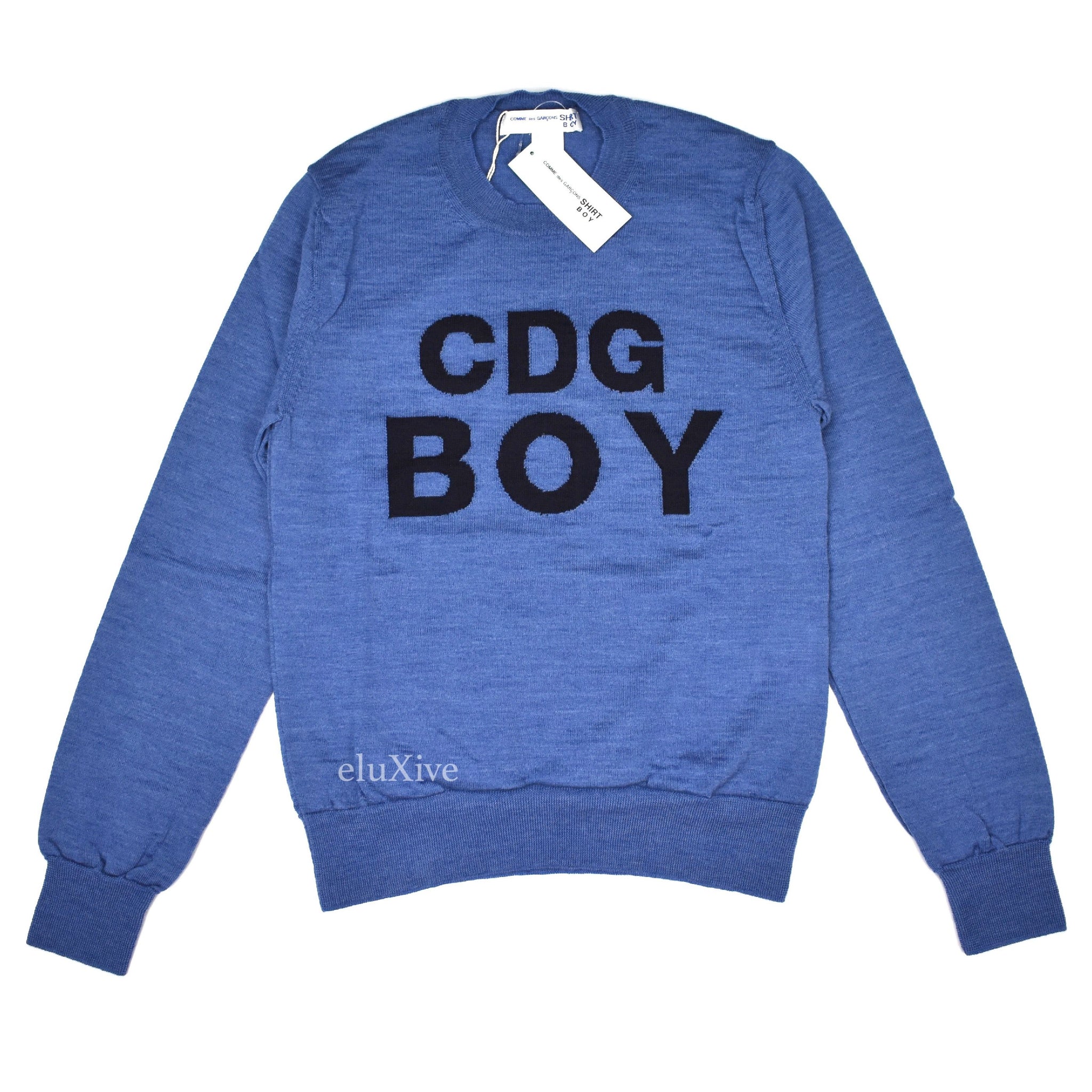 cdg knit sweater