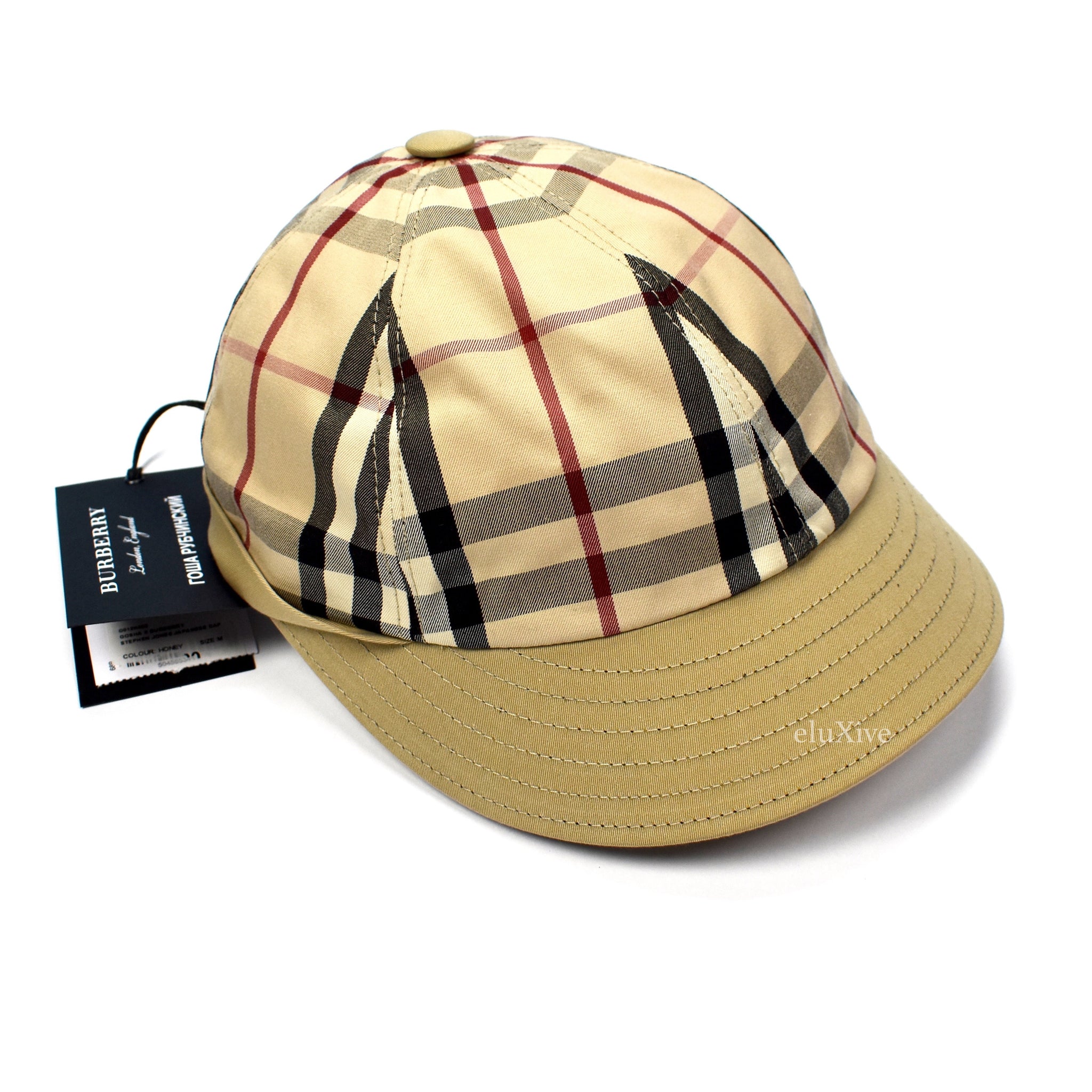 burberry nova check hat