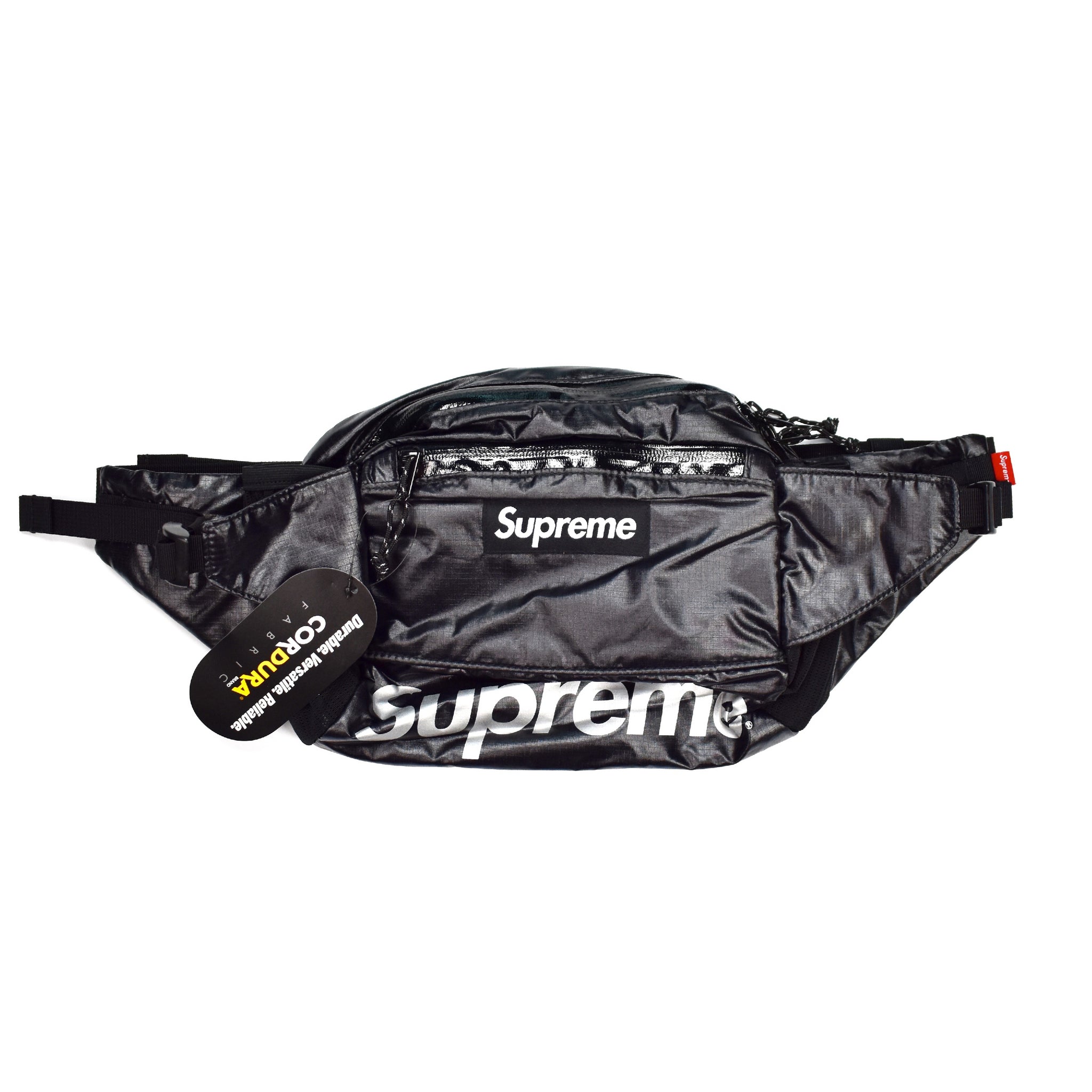 black supreme fanny pack