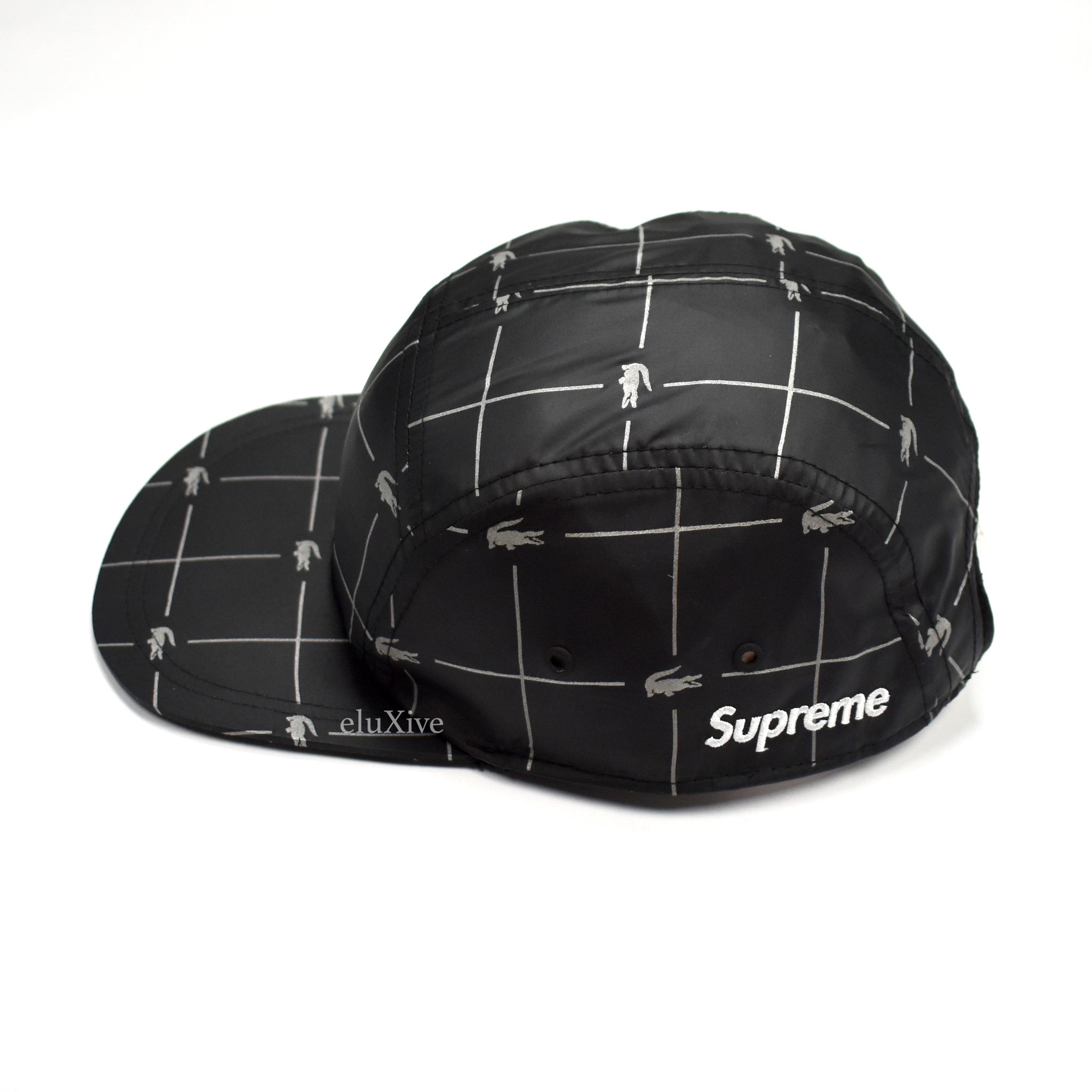 lacoste x supreme hat