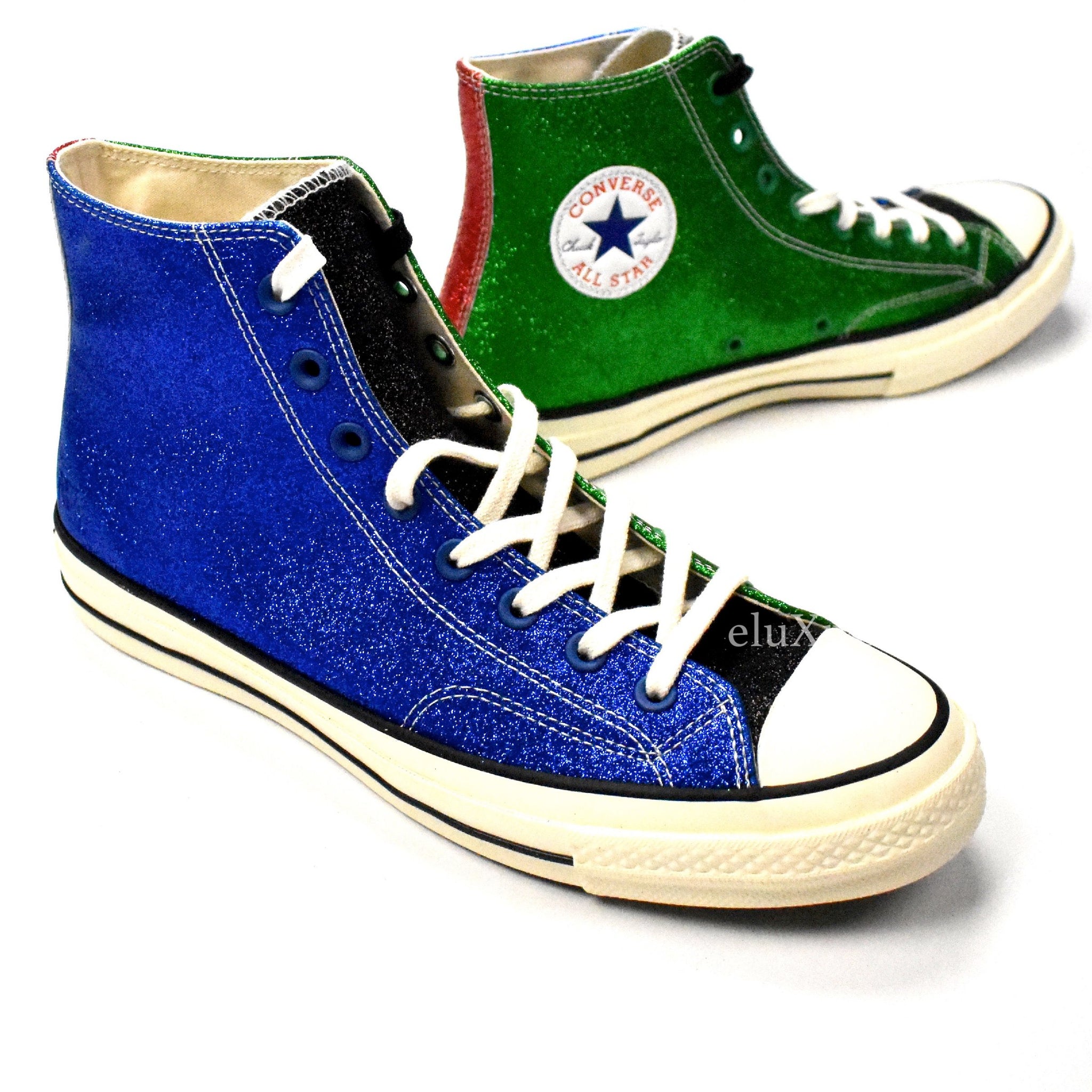 jw anderson converse blue green