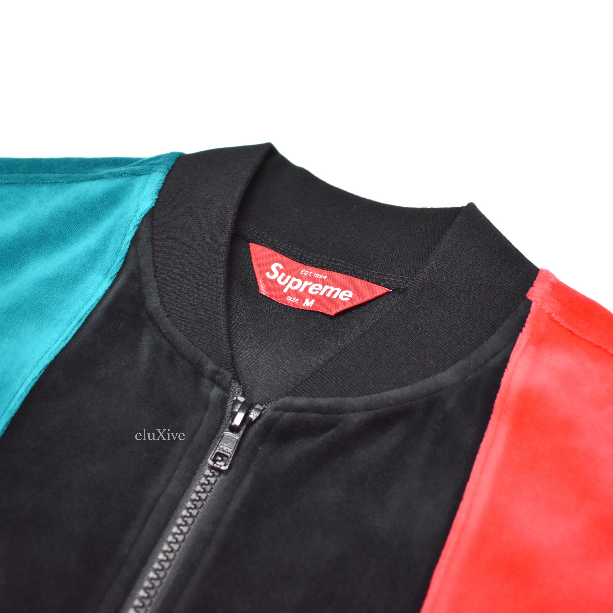 supreme velour track jacket