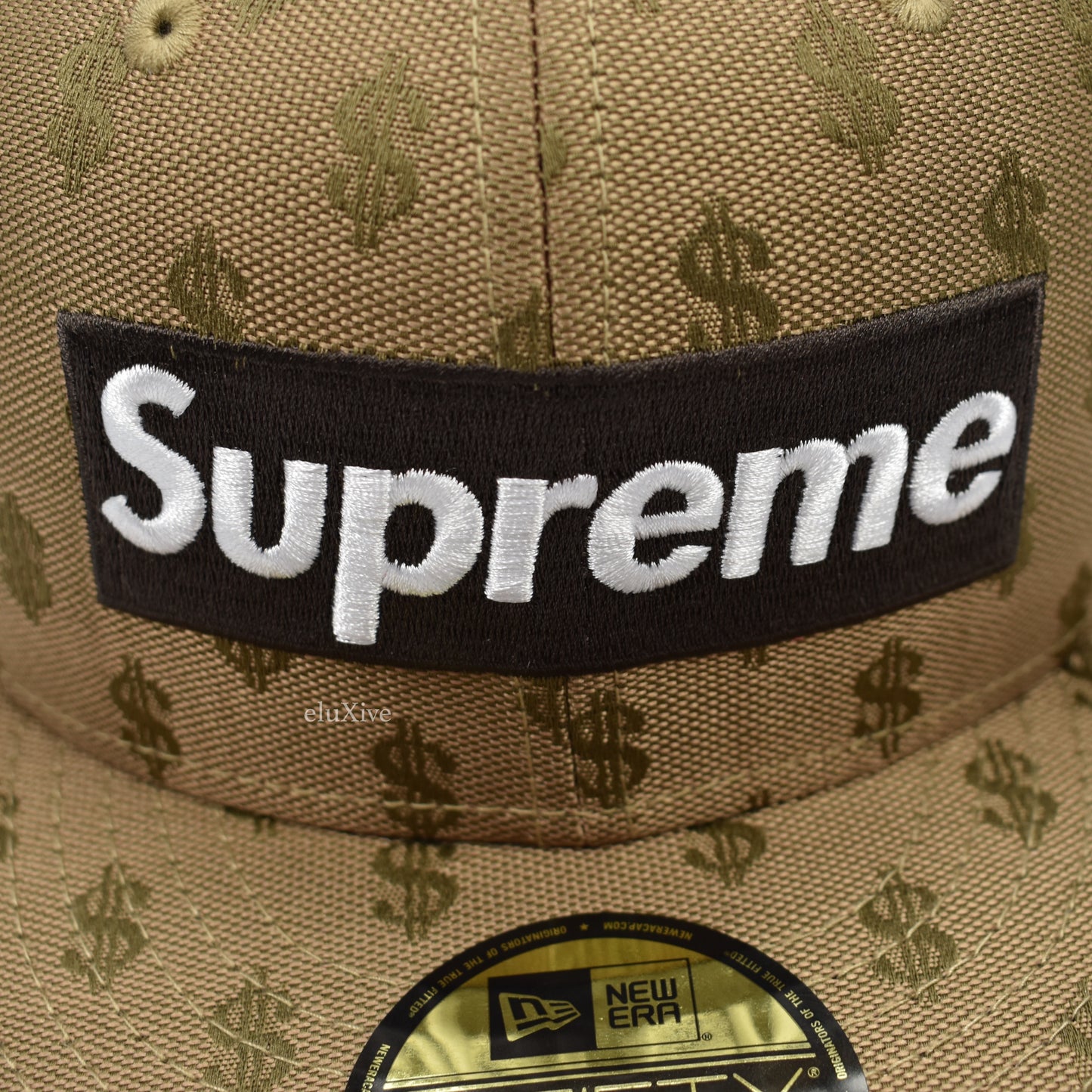 Supreme x New Era - SS18 Brown Box Logo Monogram 59FIFTY Fitted