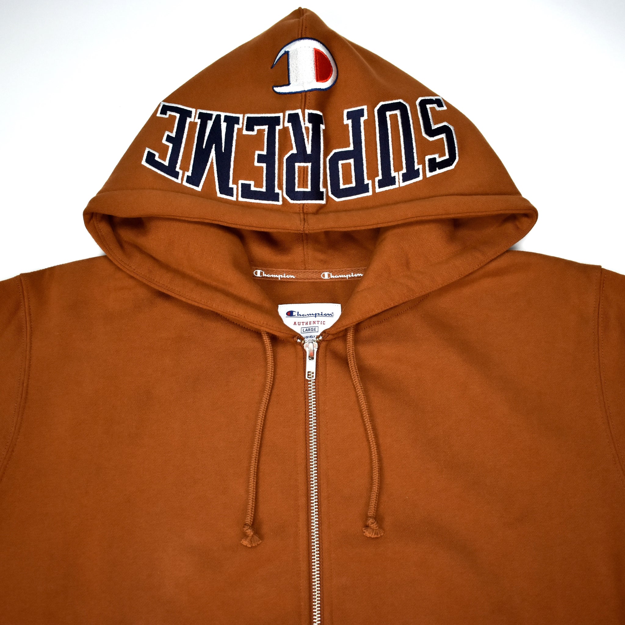 chocolate champion hoodie