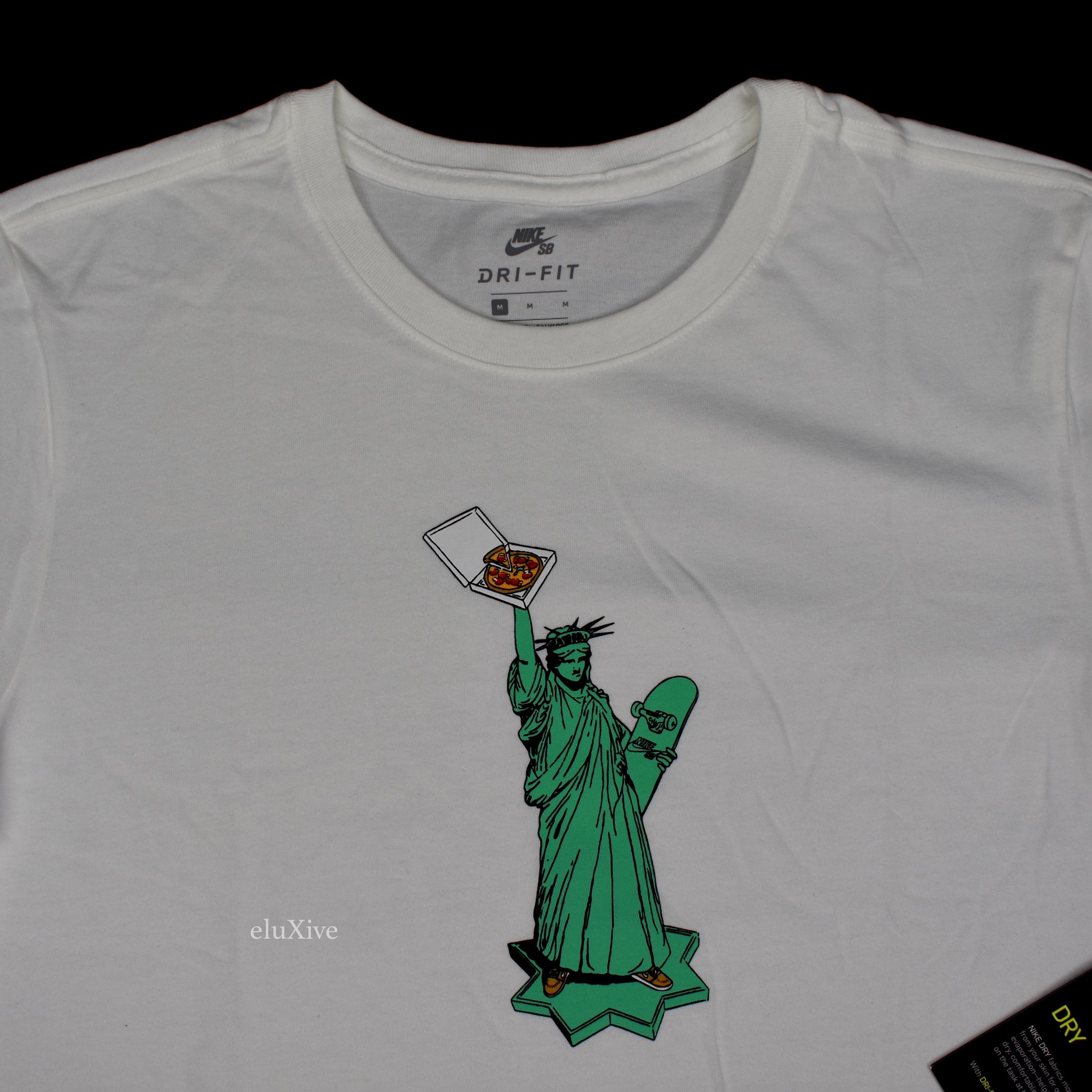 statue of liberty nike shirt