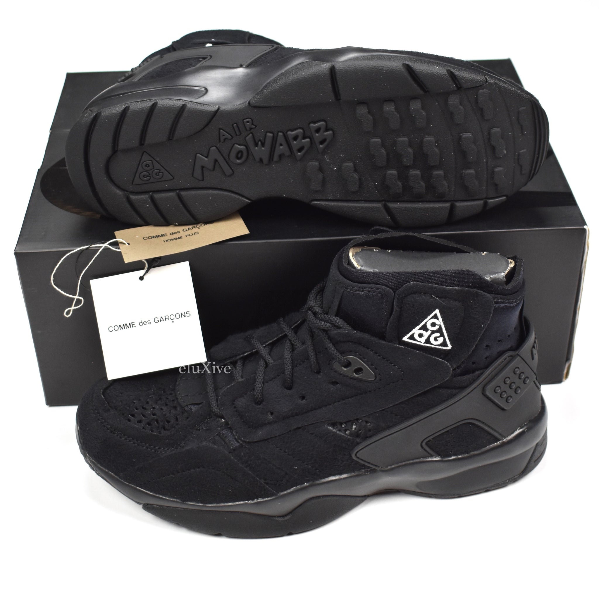 nike cdg mowabb black