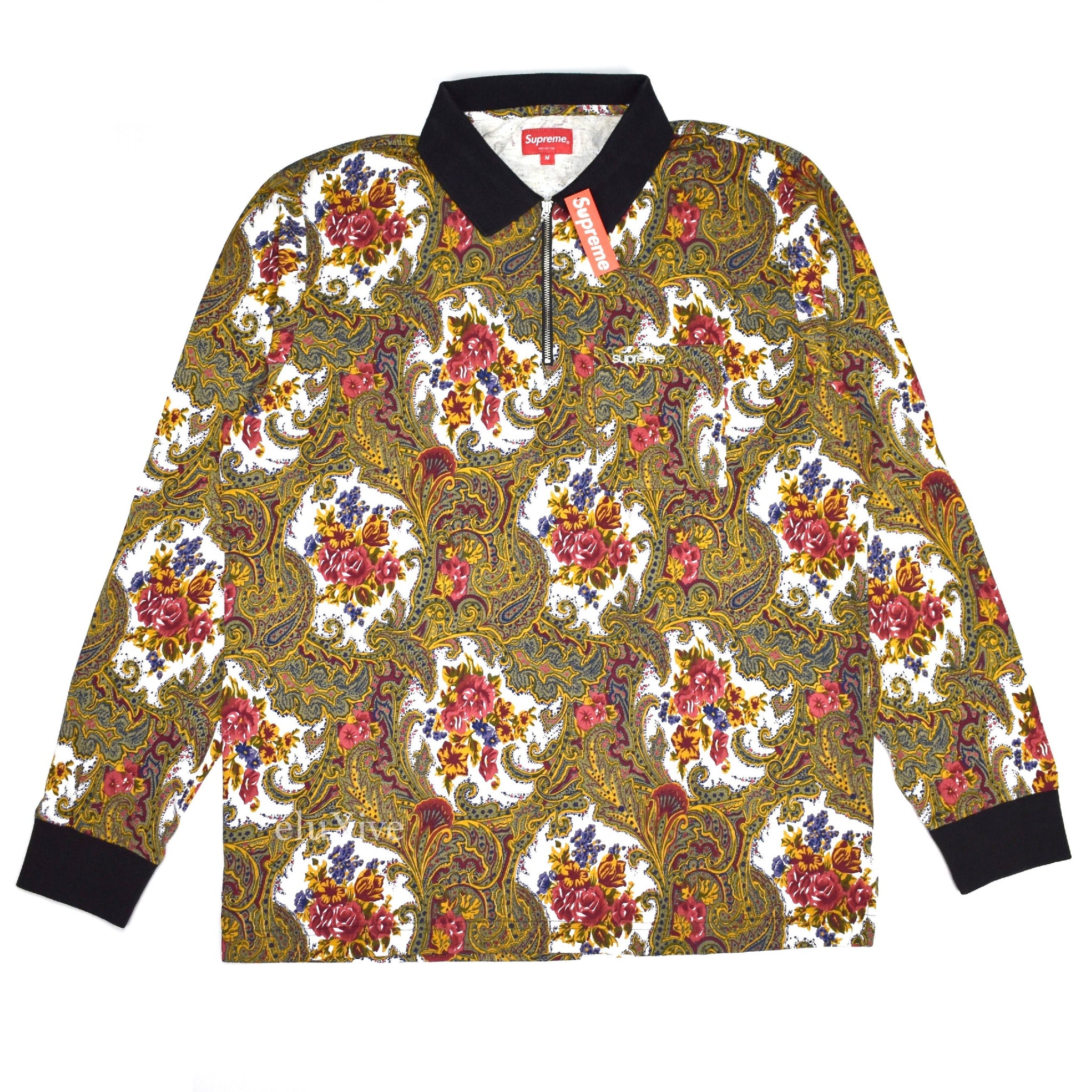 supreme paisley long sleeve