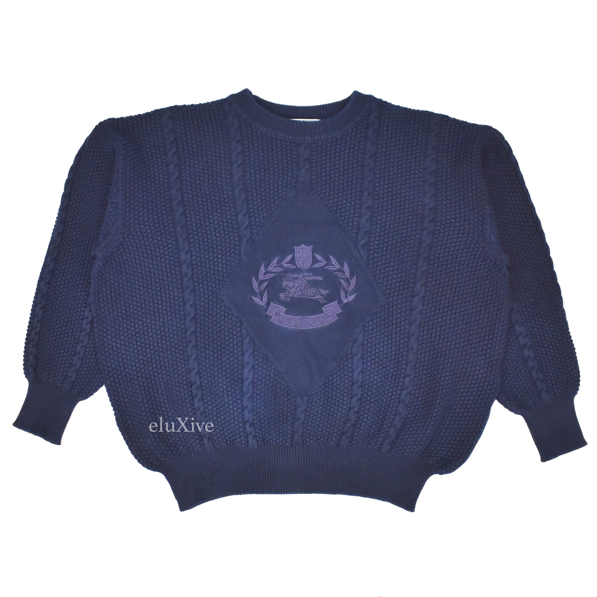 burberry navy sweater