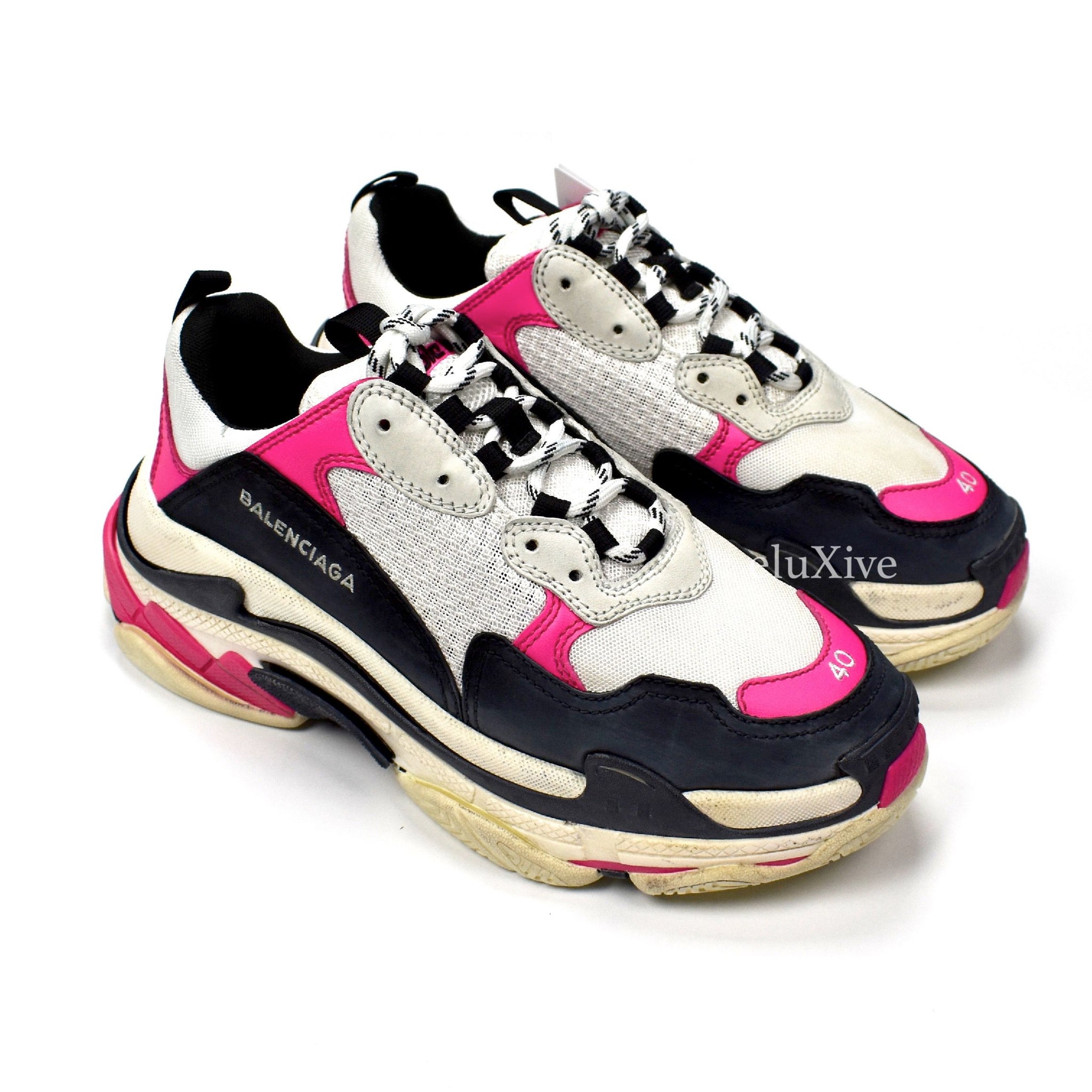 triple s pink balenciaga