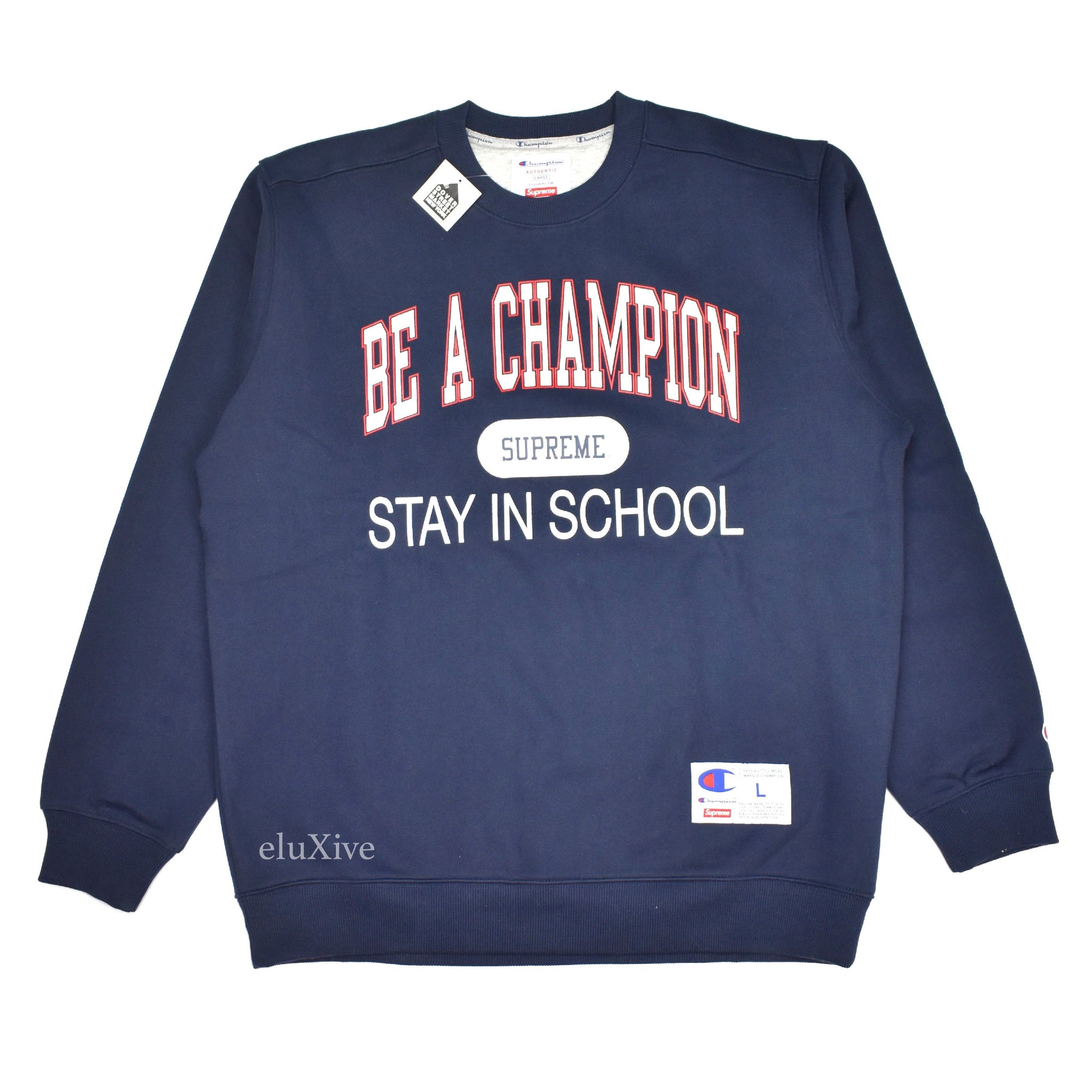 supreme x champion sweatshirt