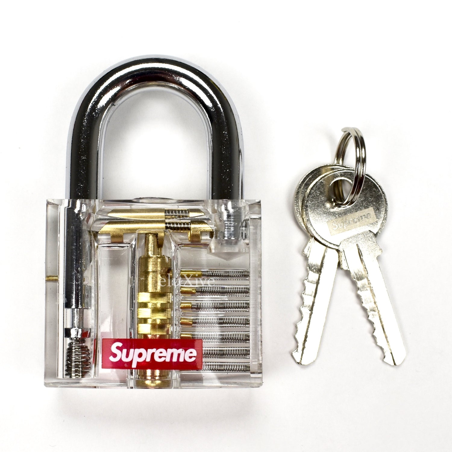 メーカー直送】 Supreme Transparent Lock シュプリーム BOX LOGO loux.org